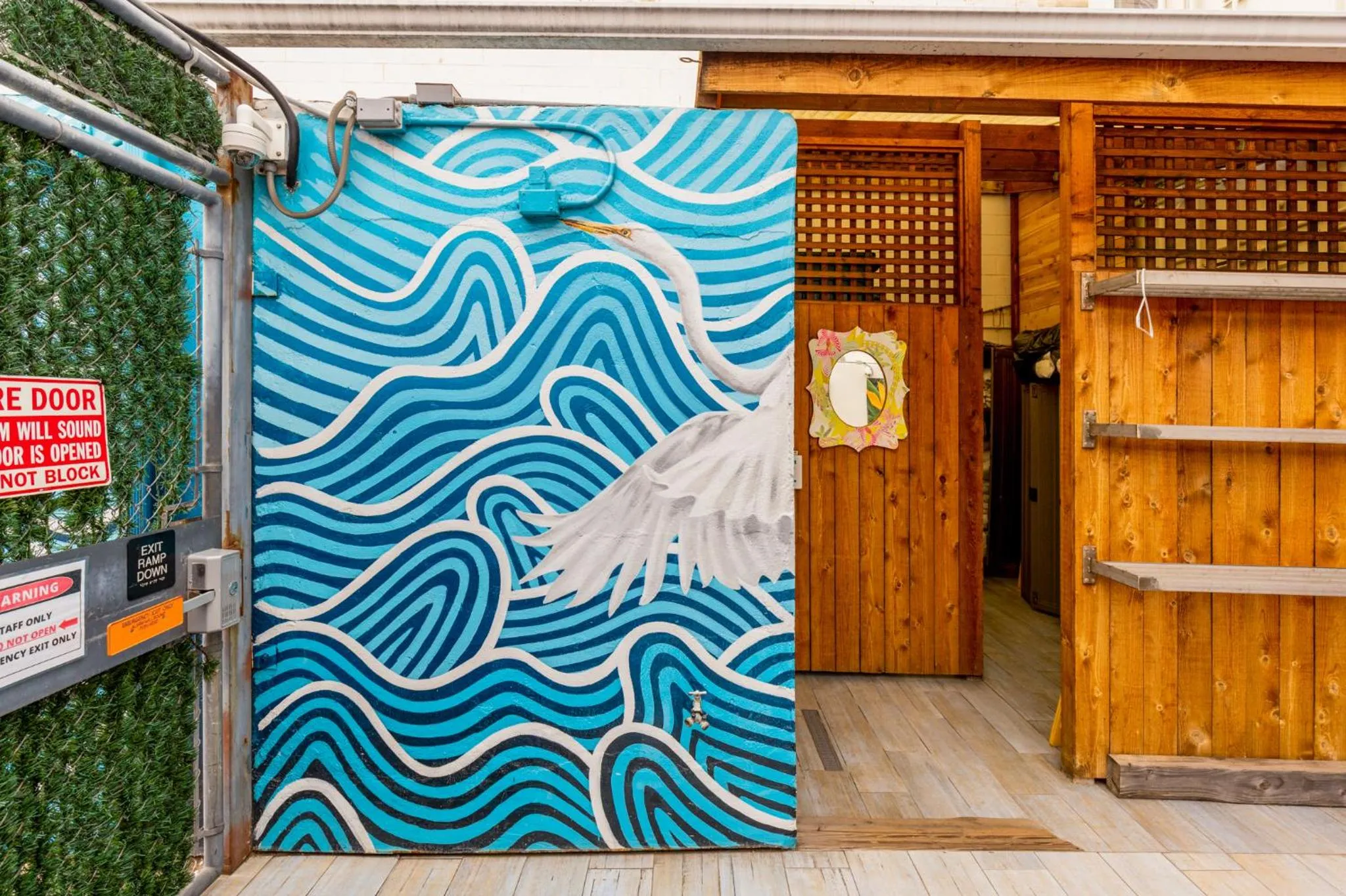 Decorative detail in Samesun Ocean Beach Hotel & Hostel