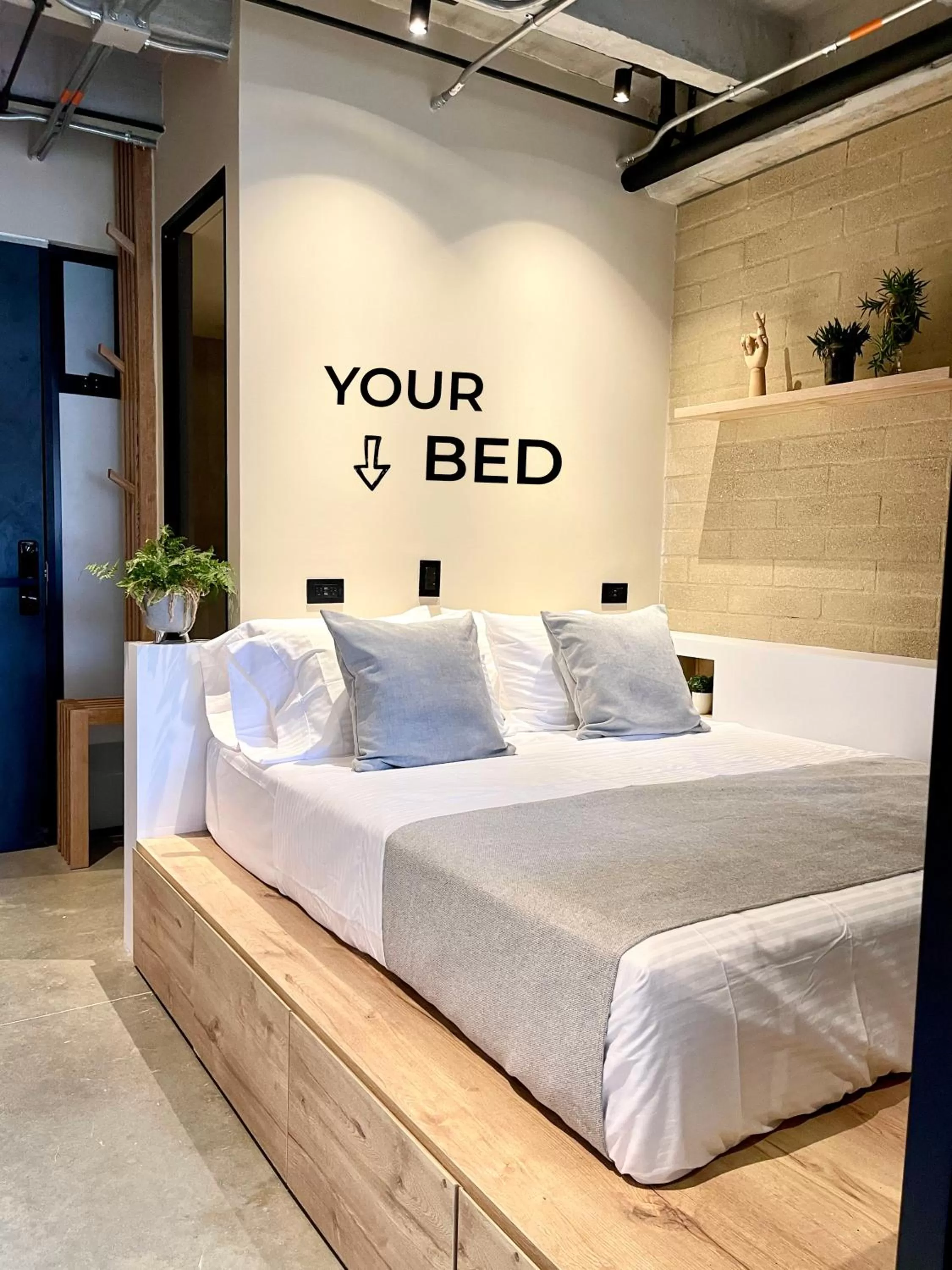 Bed in Beminimal Hotel