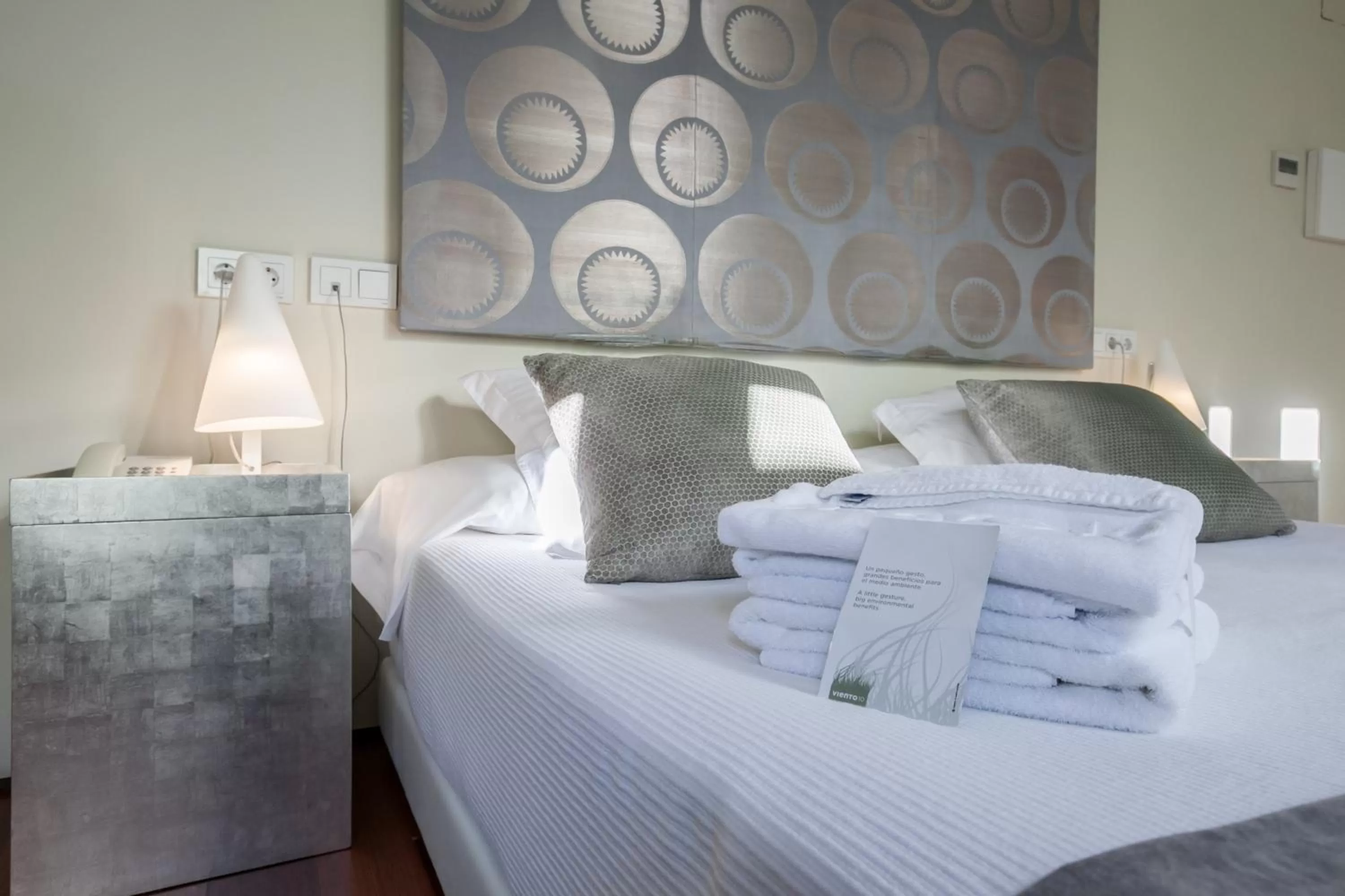 Decorative detail, Bed in Hotel Viento10