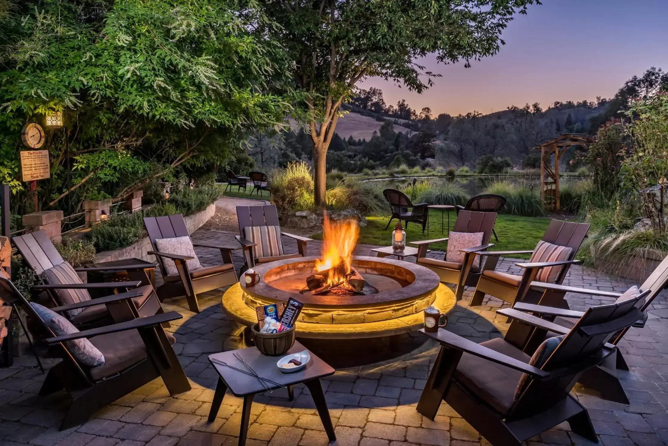 Patio in Eden Vale Inn