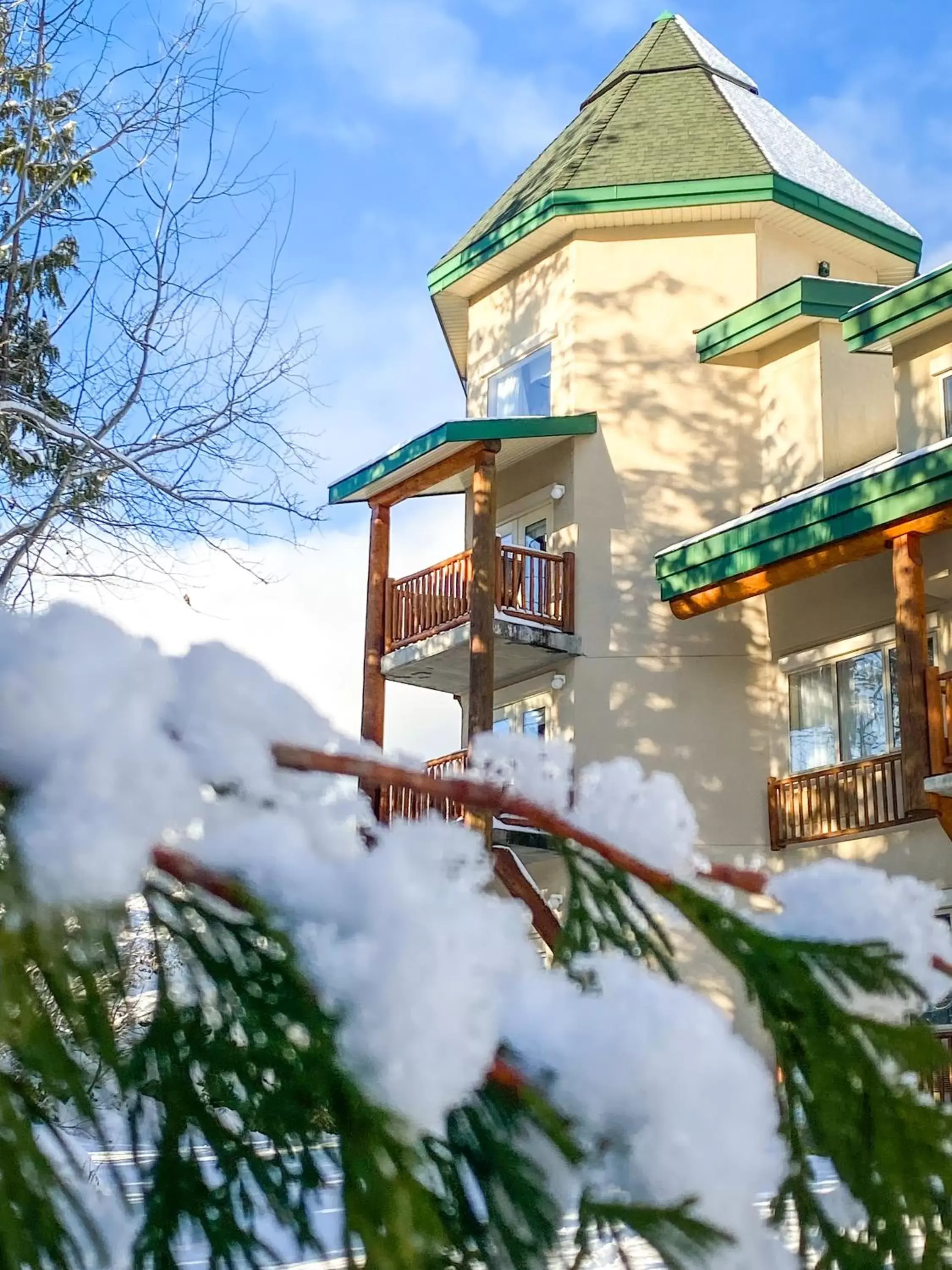 Property building, Winter in Coast Hillcrest Hotel