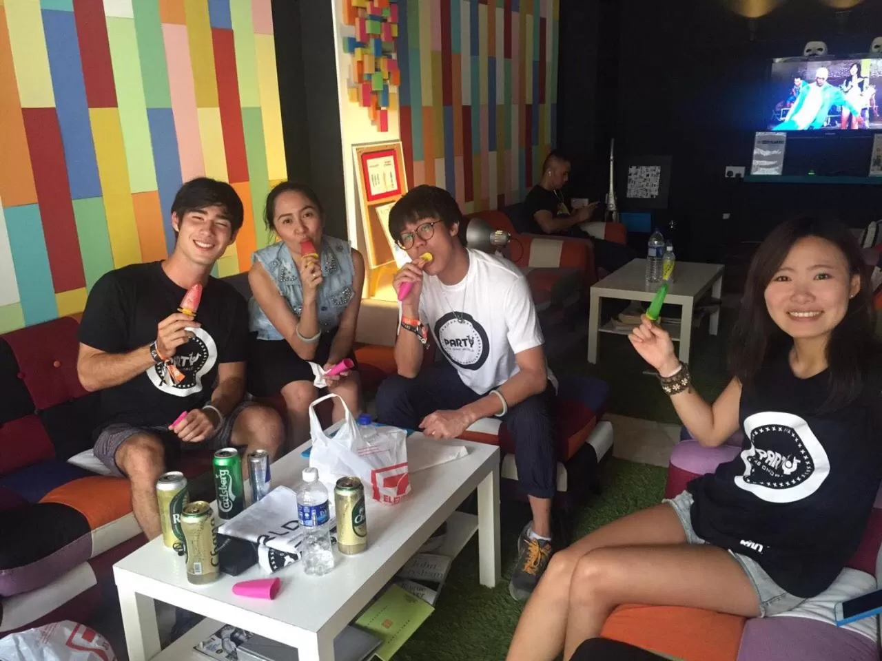 group of guests in The Bohemian