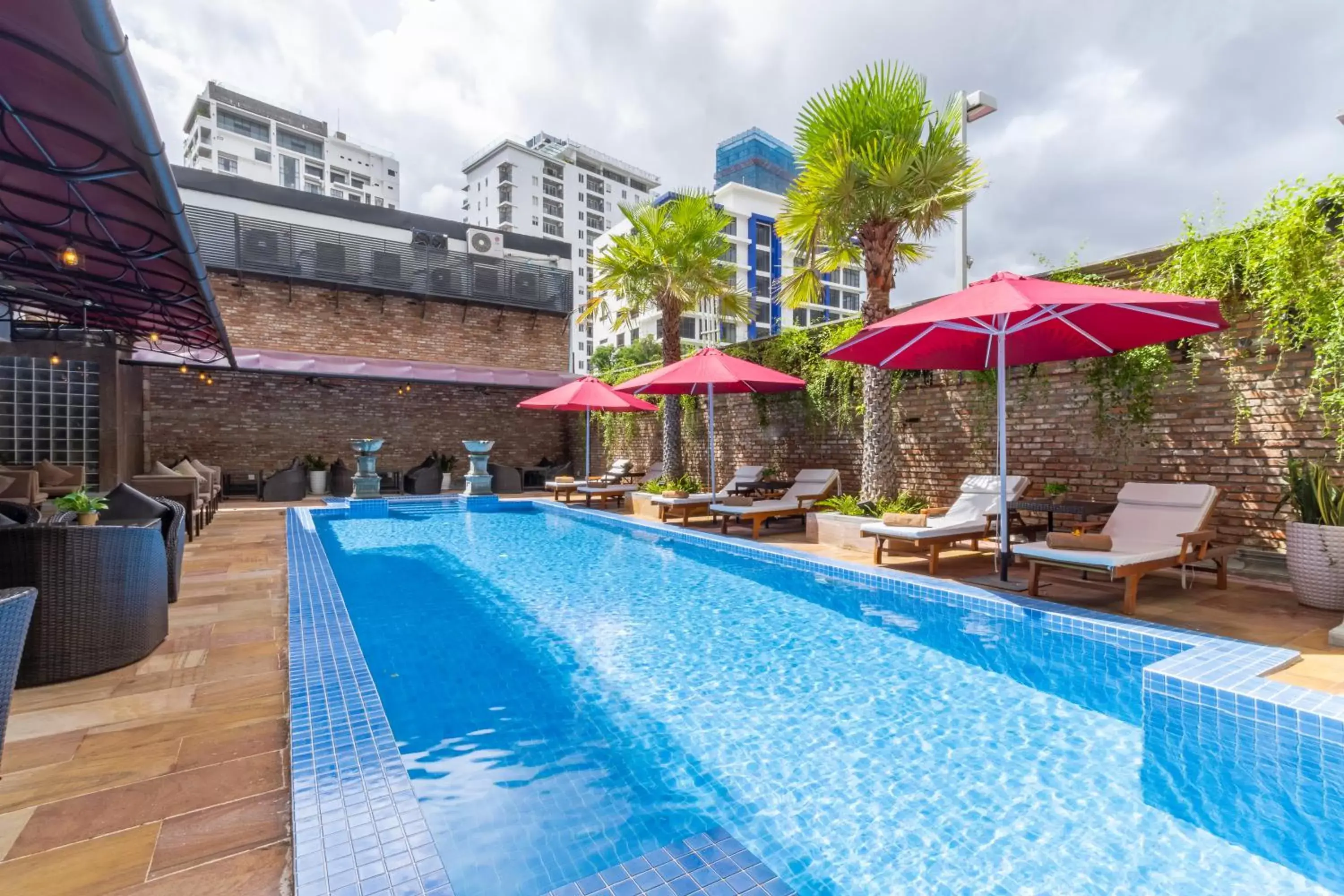 Swimming Pool in Anik Boutique Hotel & Spa on Norodom Blvd