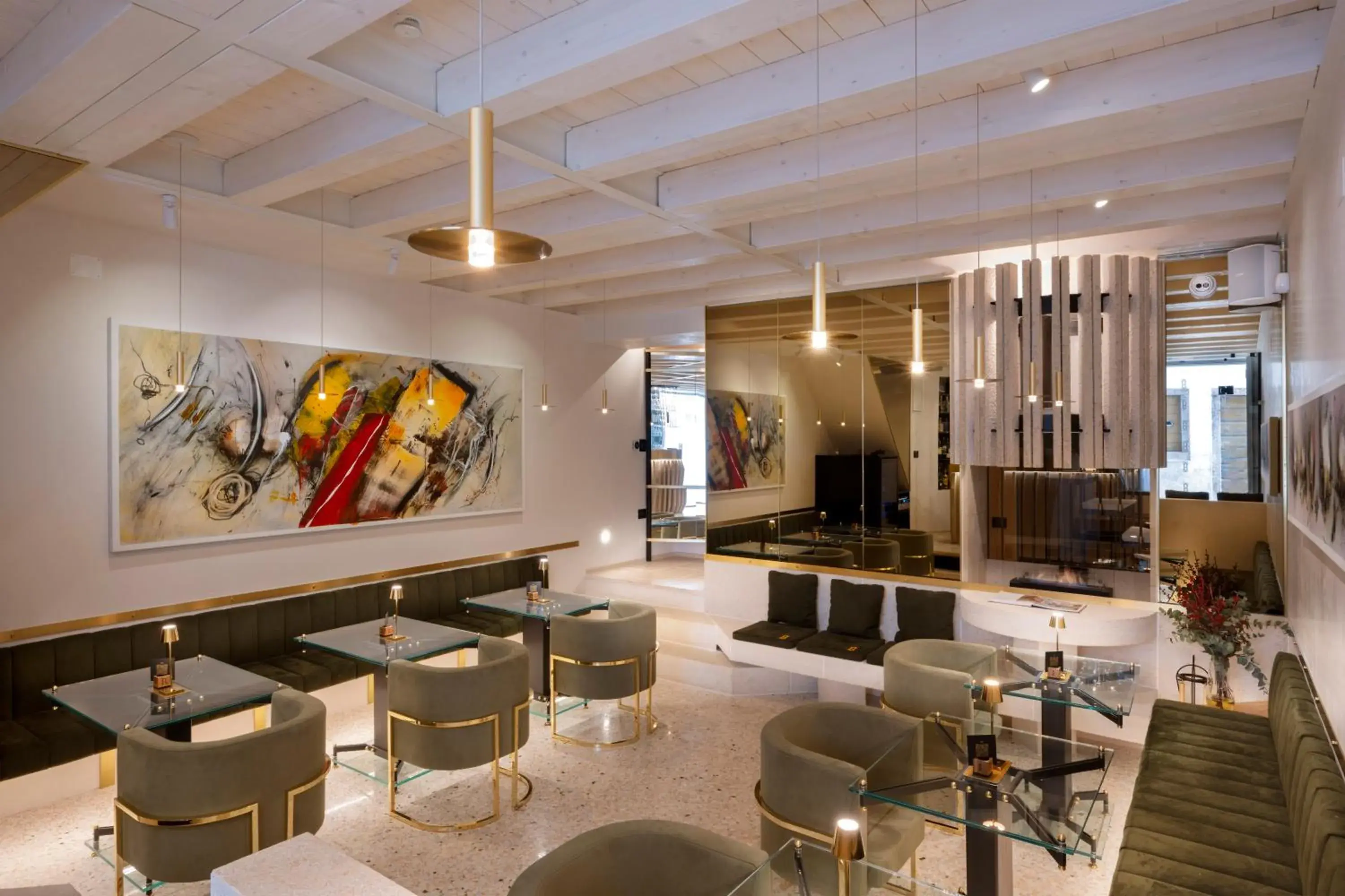 Lobby or reception, Lounge/Bar in Spirito Santo Palazzo Storico