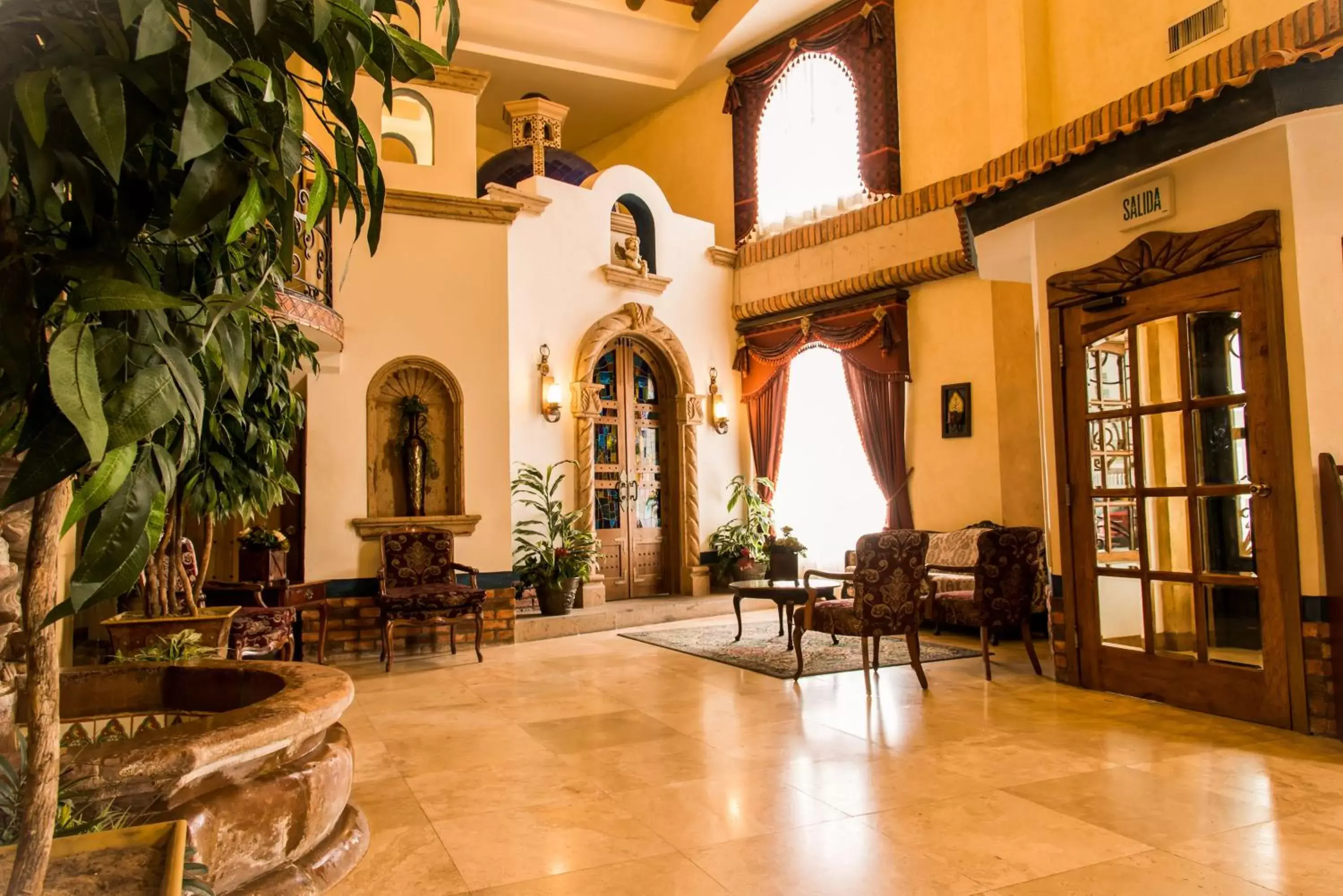 Lobby or reception in Hotel María Bonita Consulado Americano