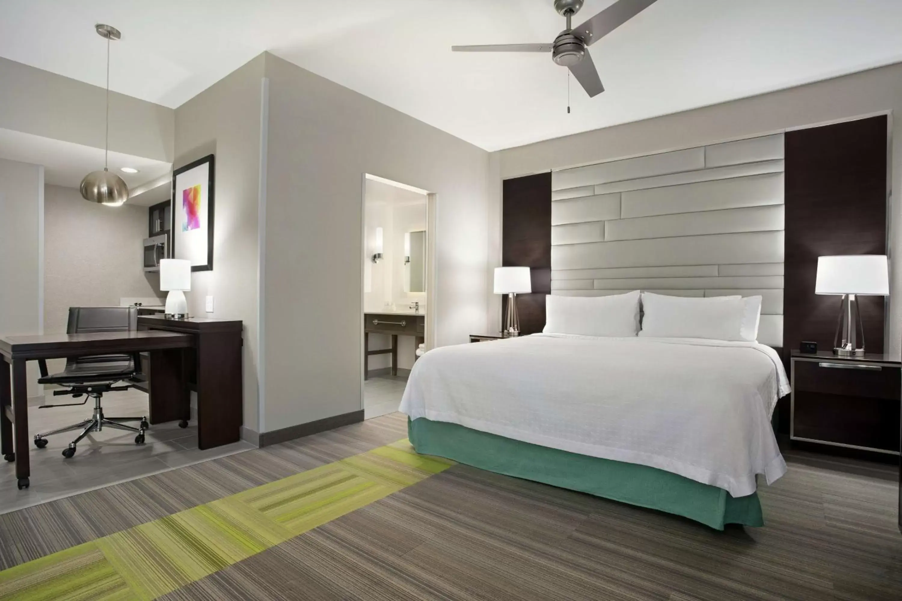 Bedroom, Bed in Homewood Suites By Hilton Florence