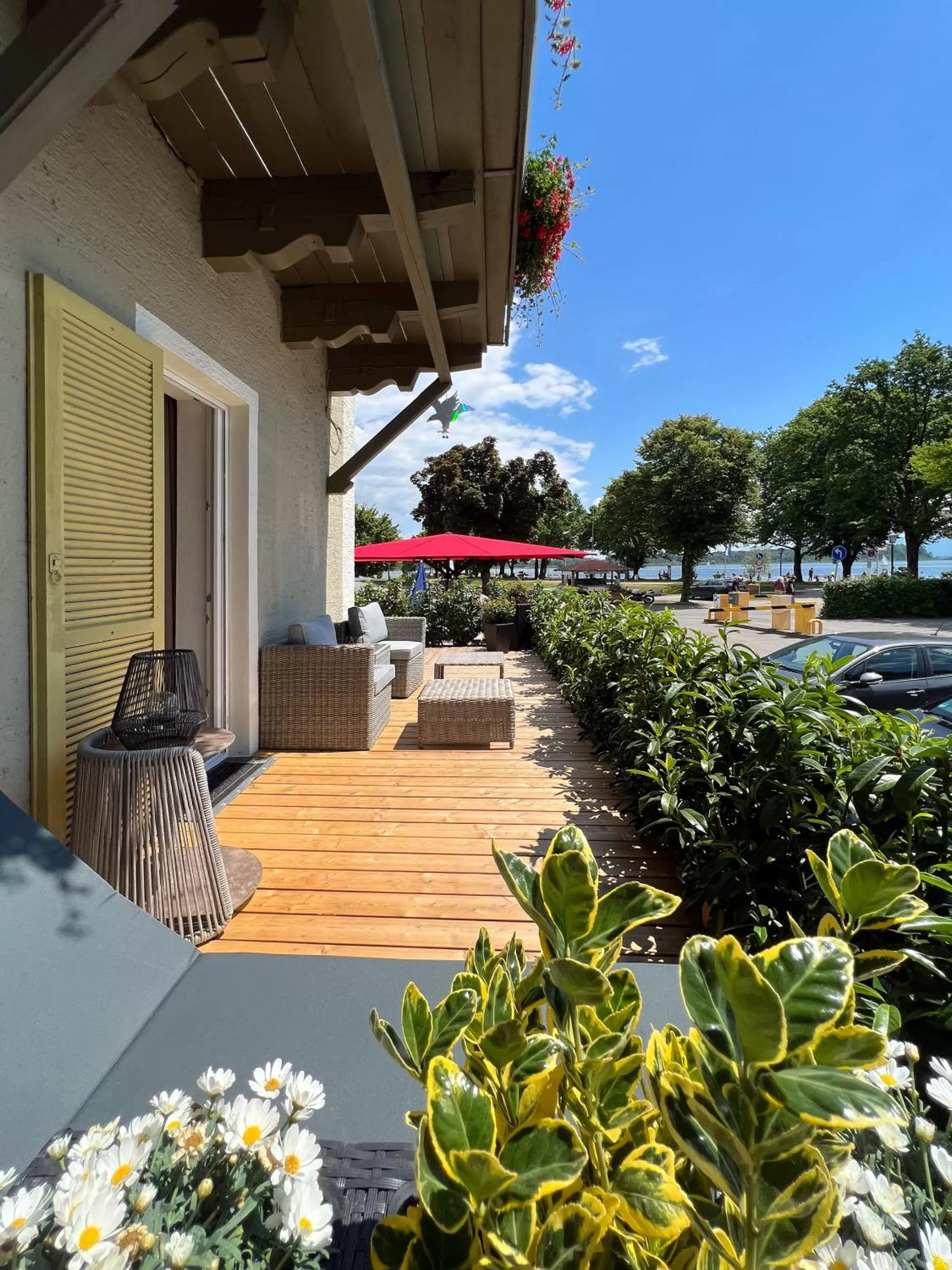 View (from property/room) in Hotel Schlossblick Chiemsee