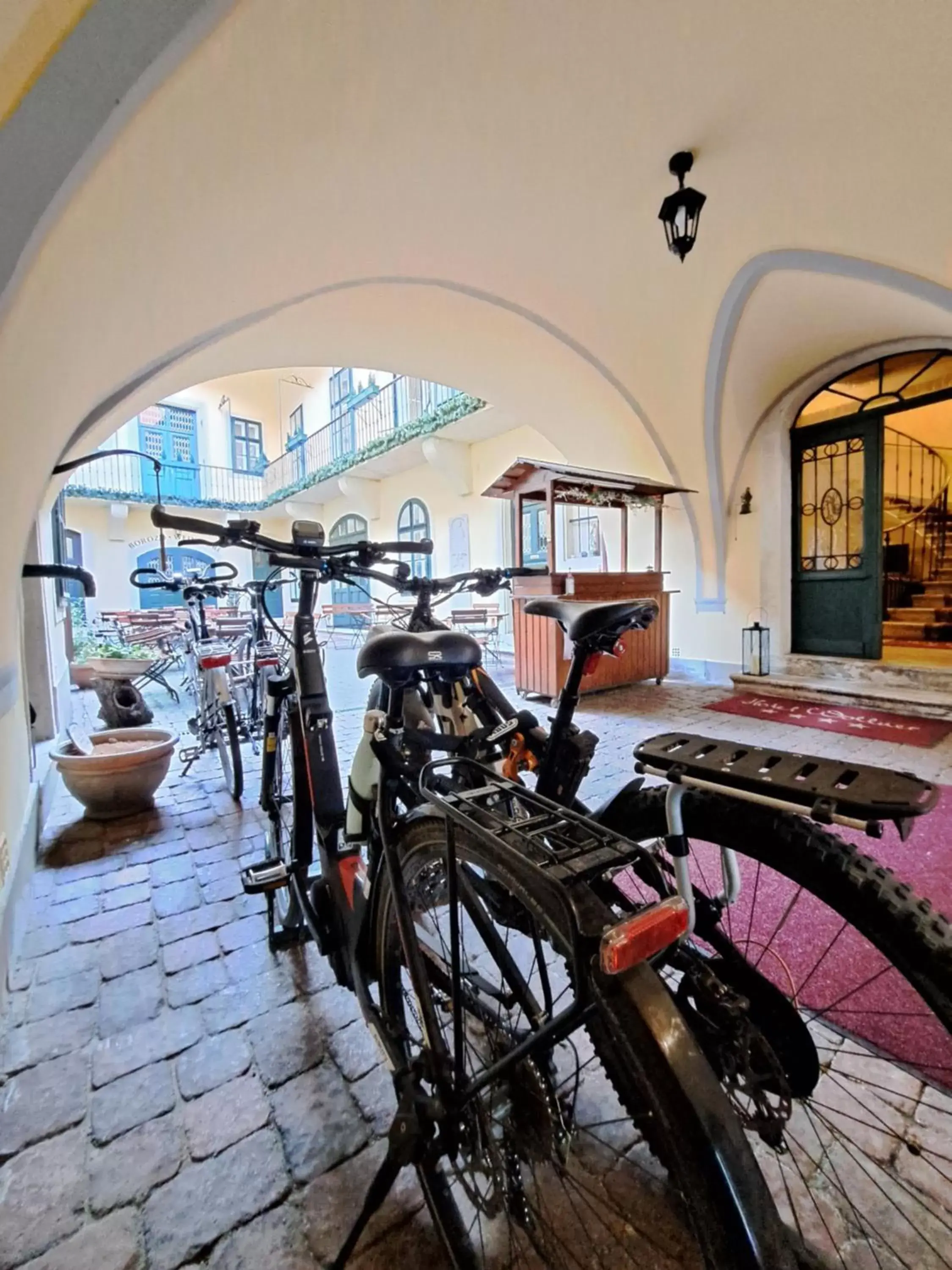 Cycling in Hotel Wollner