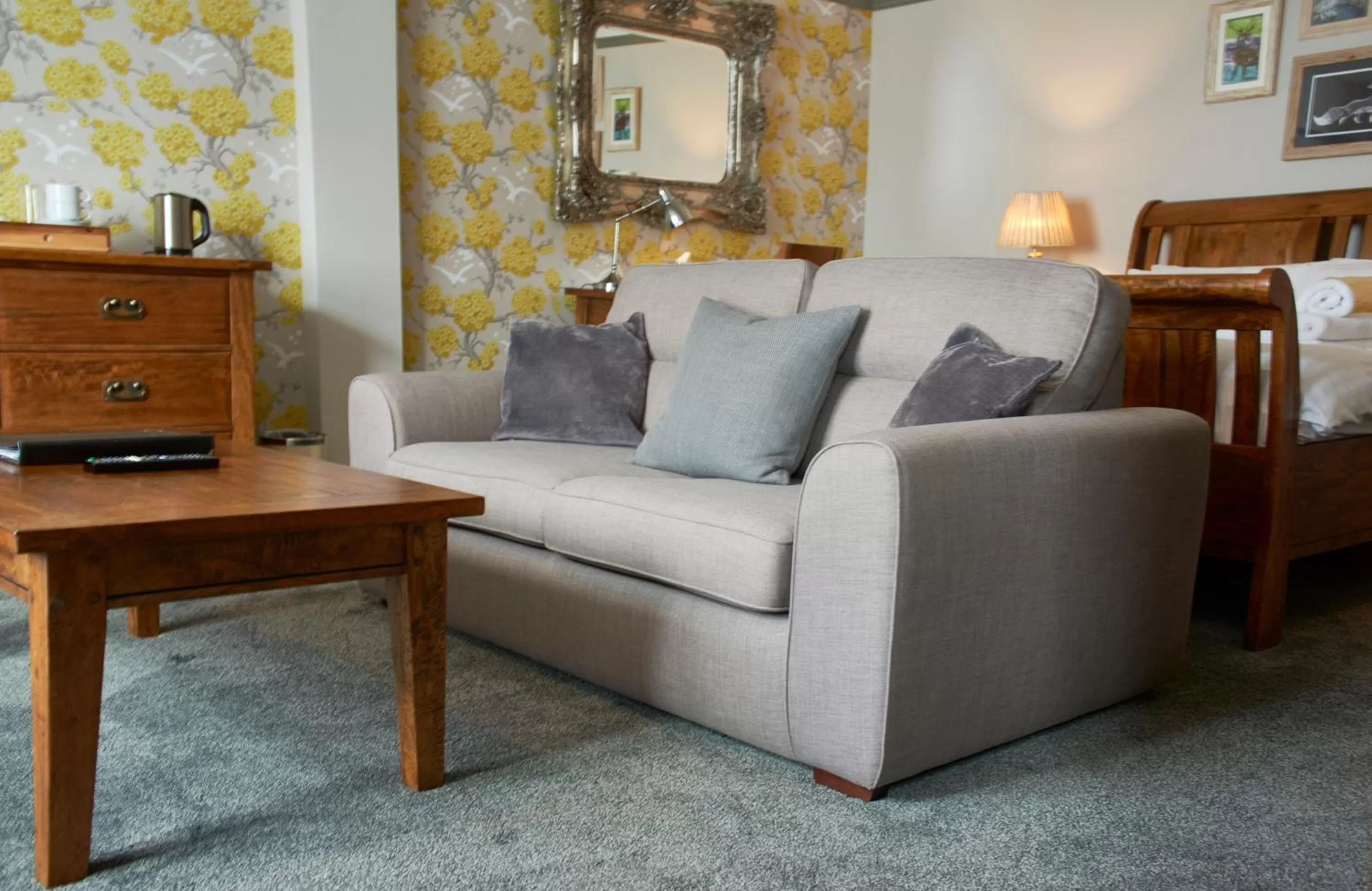 Seating area in The Angel Inn Hotel