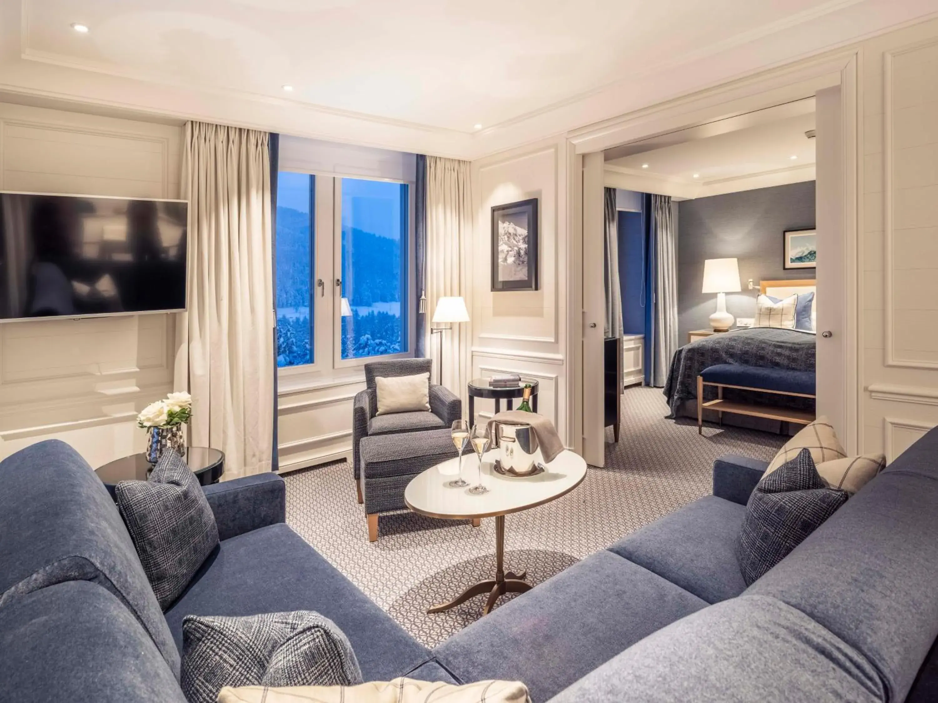 Living room, Seating Area in Grand Hotel Kronenhof