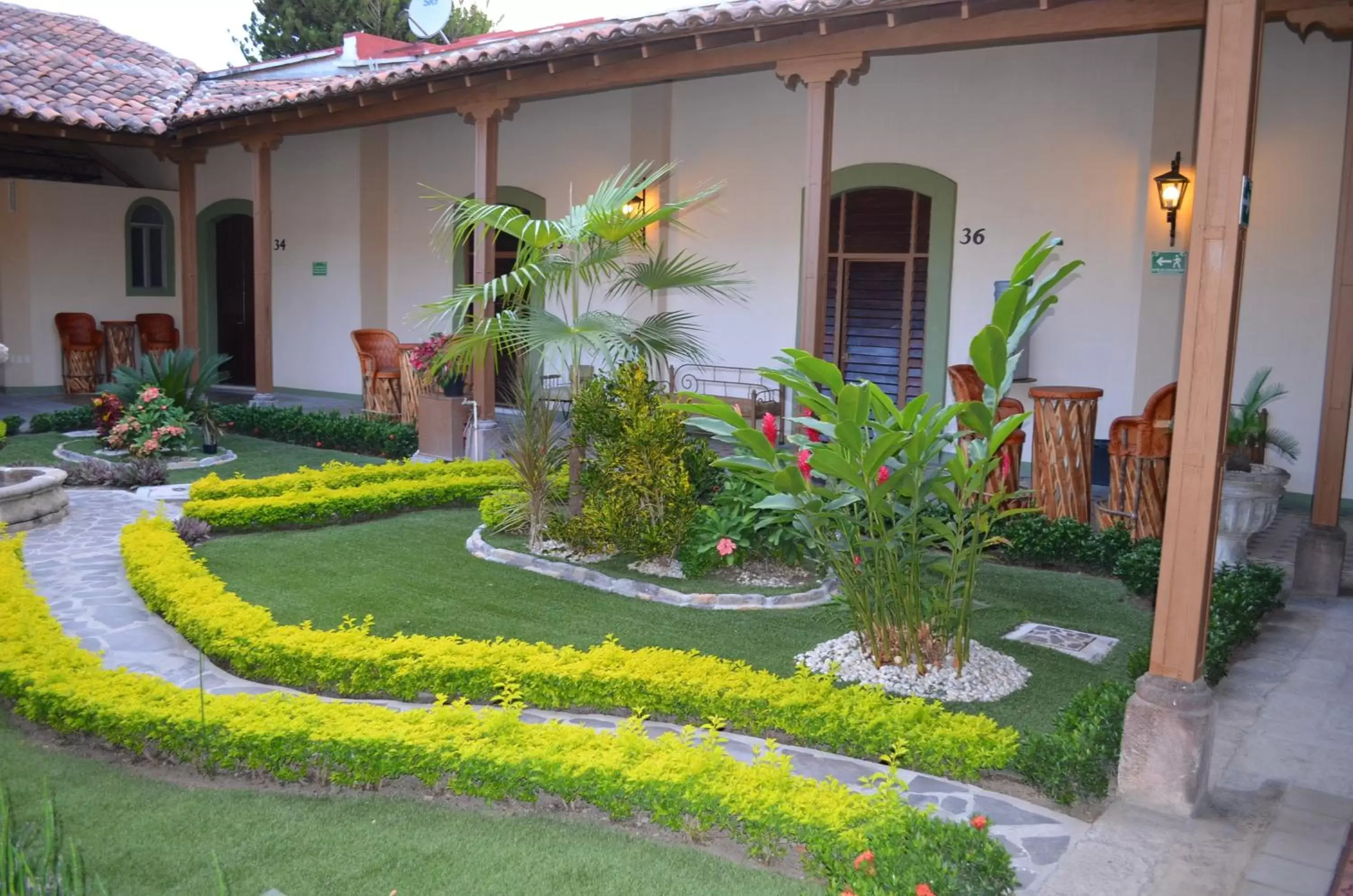Garden in Hotel La Merced