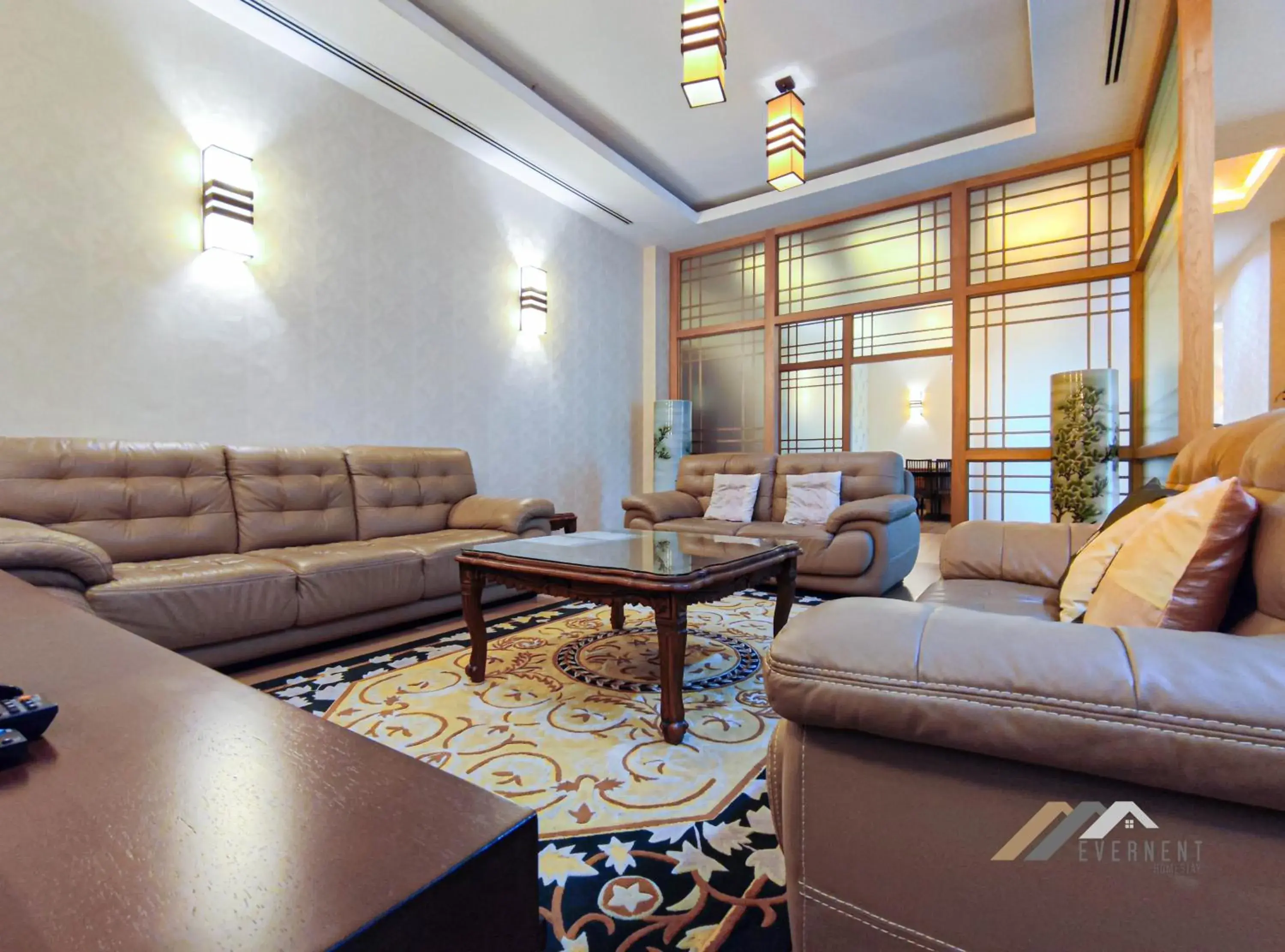 Seating Area in Mciti Suites