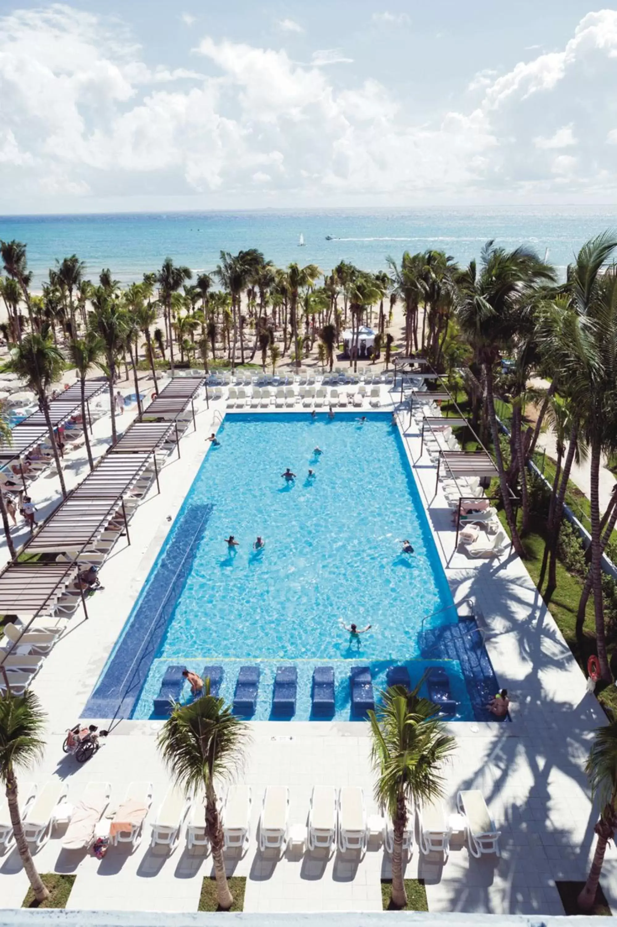 Swimming pool, Pool View in Riu Playacar - All Inclusive