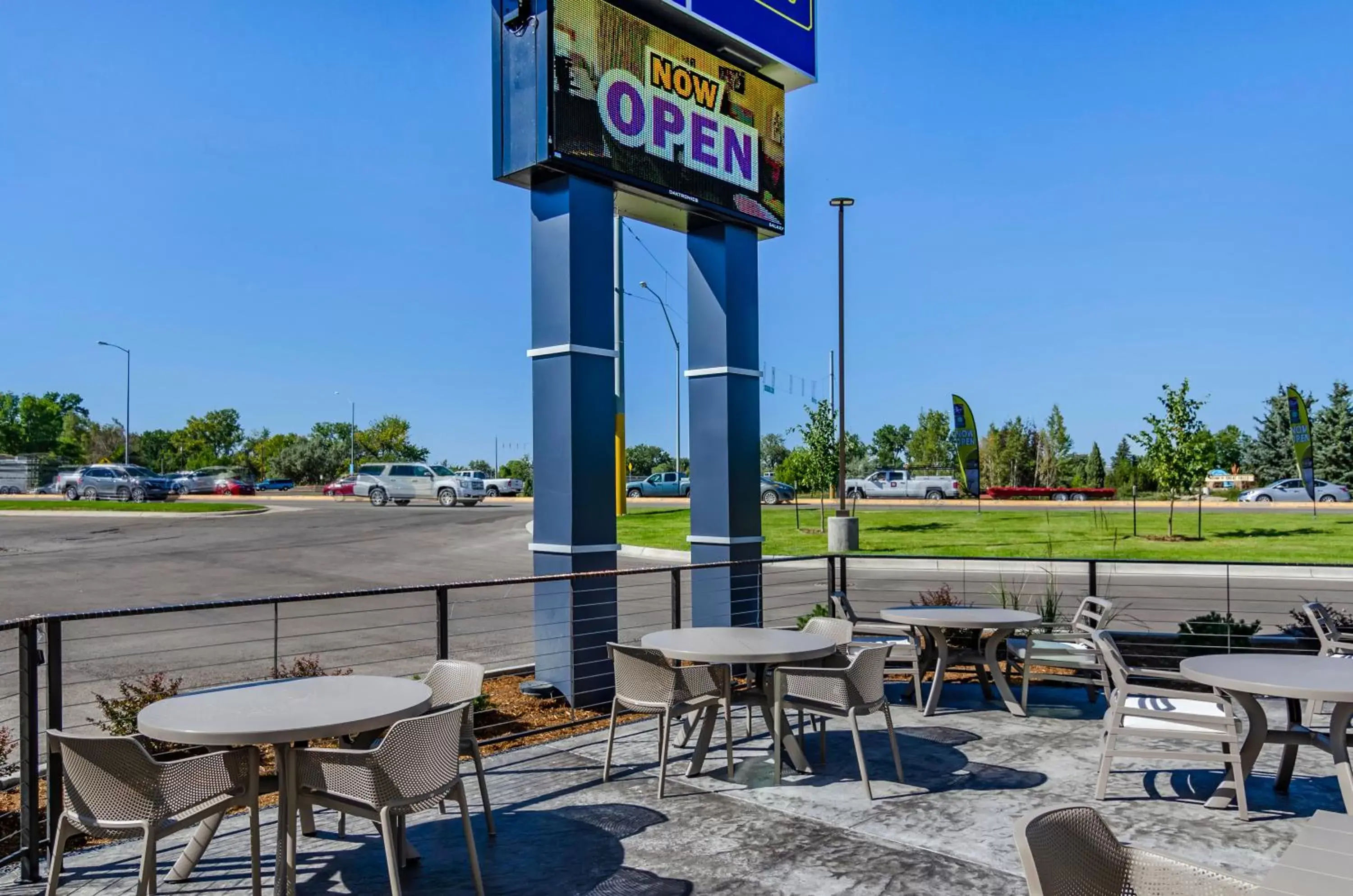 Patio in MainStay Suites Great Falls Airport