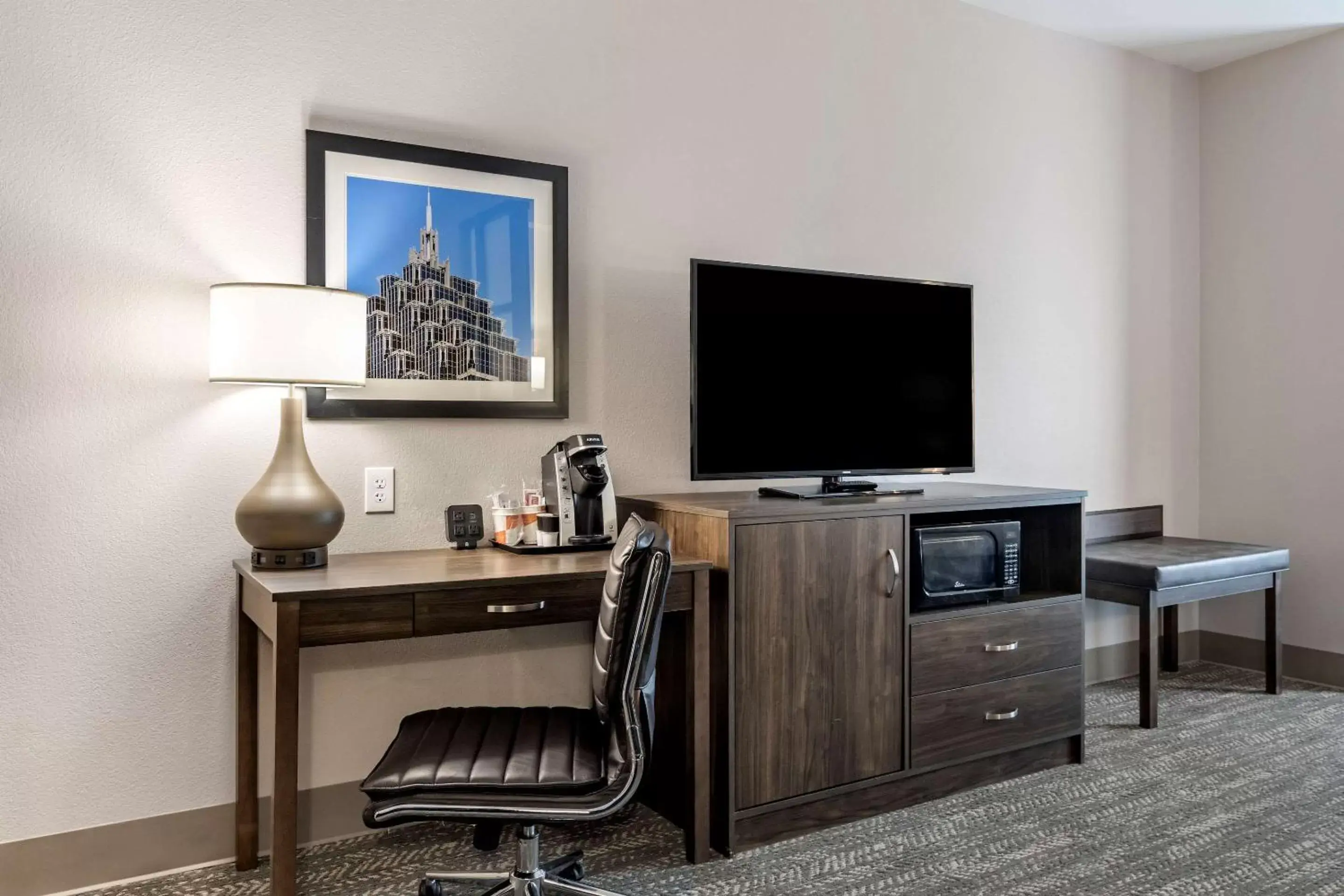 Photo of the whole room, TV/Entertainment Center in Comfort Suites McDonough Atlanta South