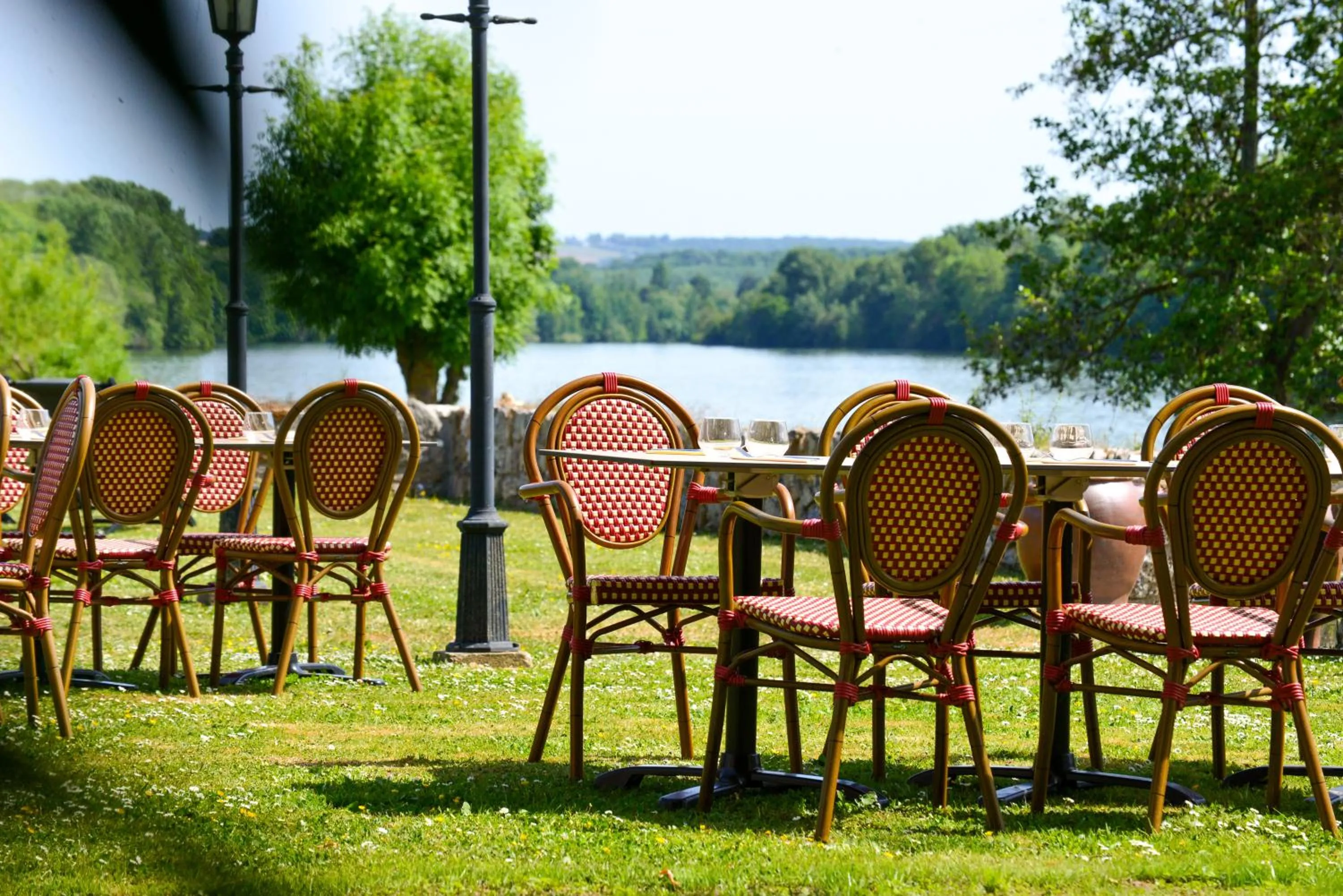 Garden in Hostellerie Saint Pierre