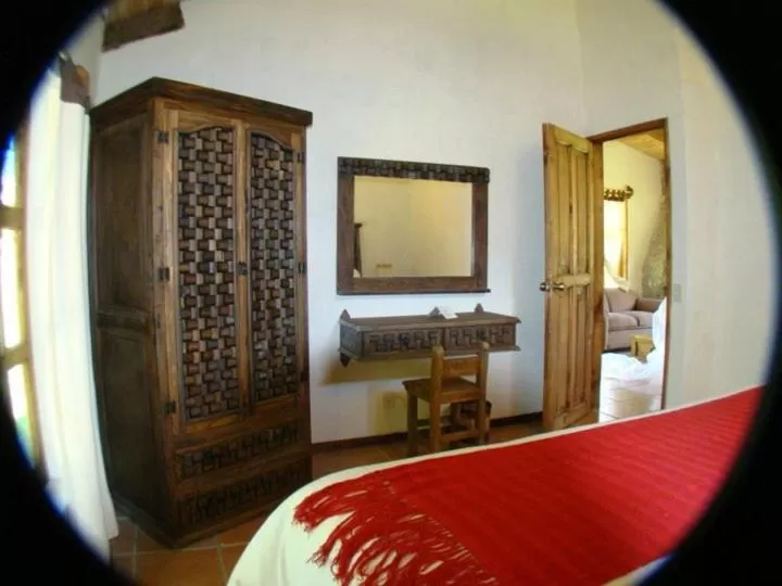 Bed in Cabañas La Cascada