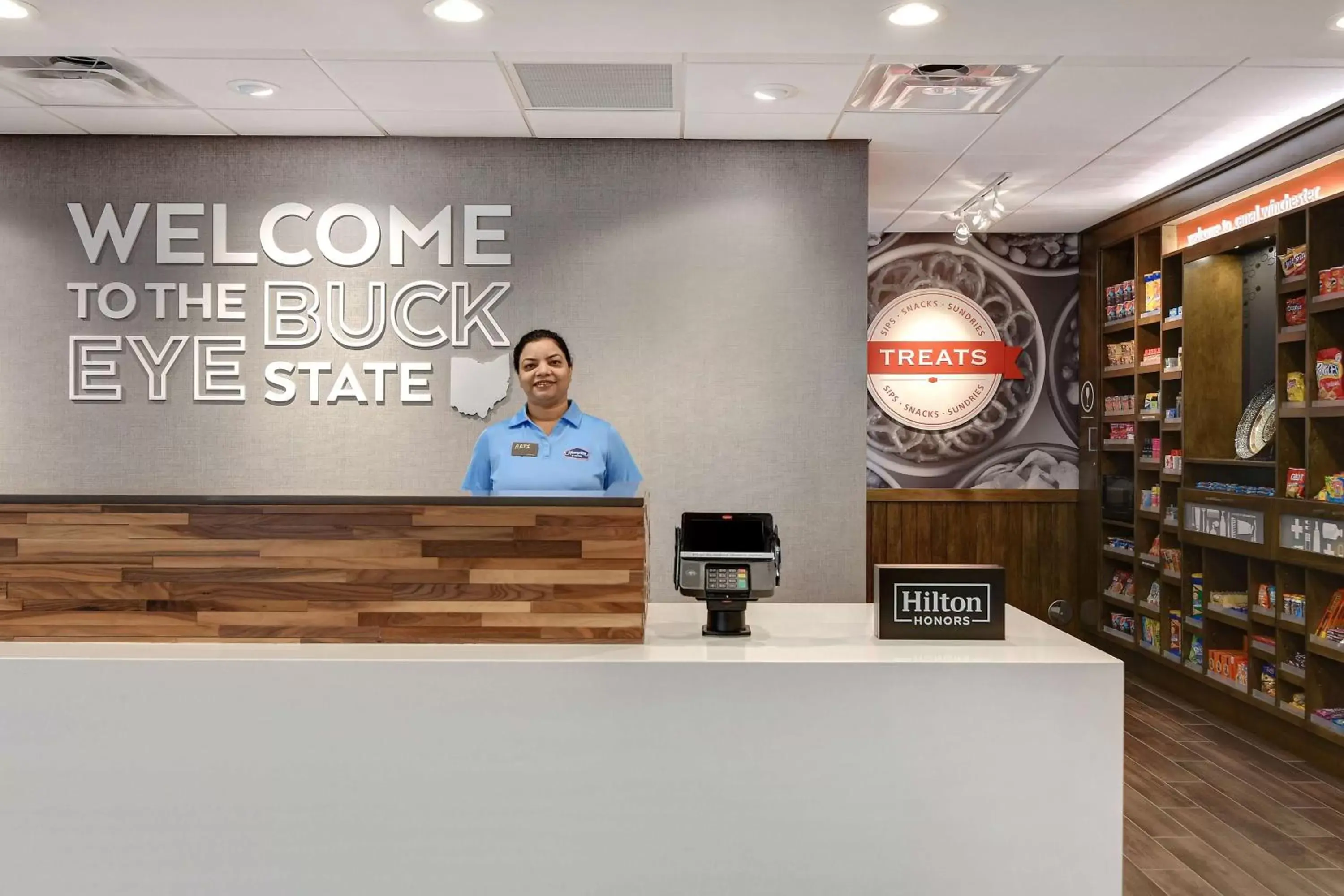 Lobby or reception in Hampton Inn & Suites Canal Winchester Columbus Lobby or reception in Hampton Inn & Suites Canal Winchester Columbus