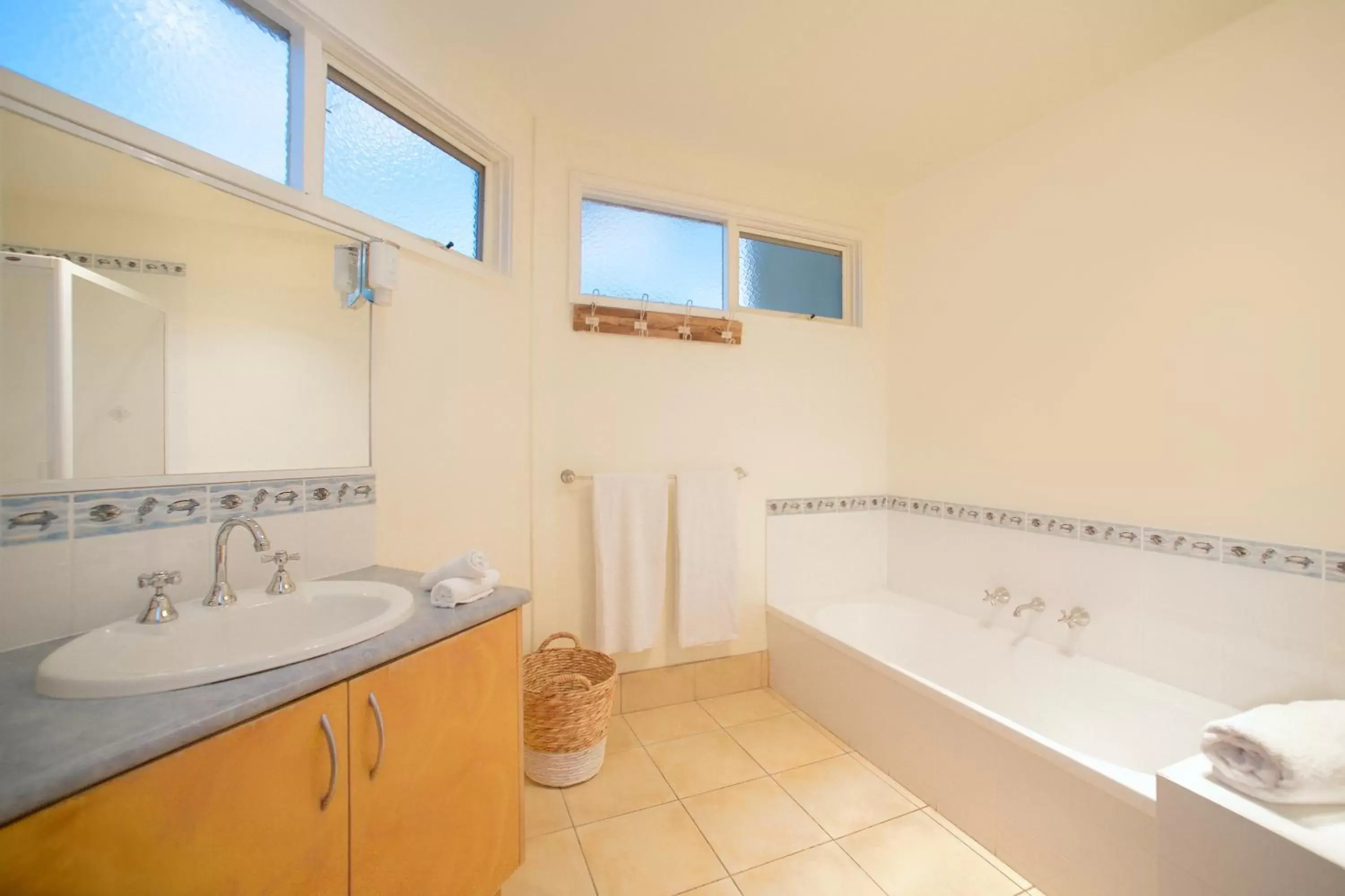 Bathroom in Boathouse Resort Studios and Suites