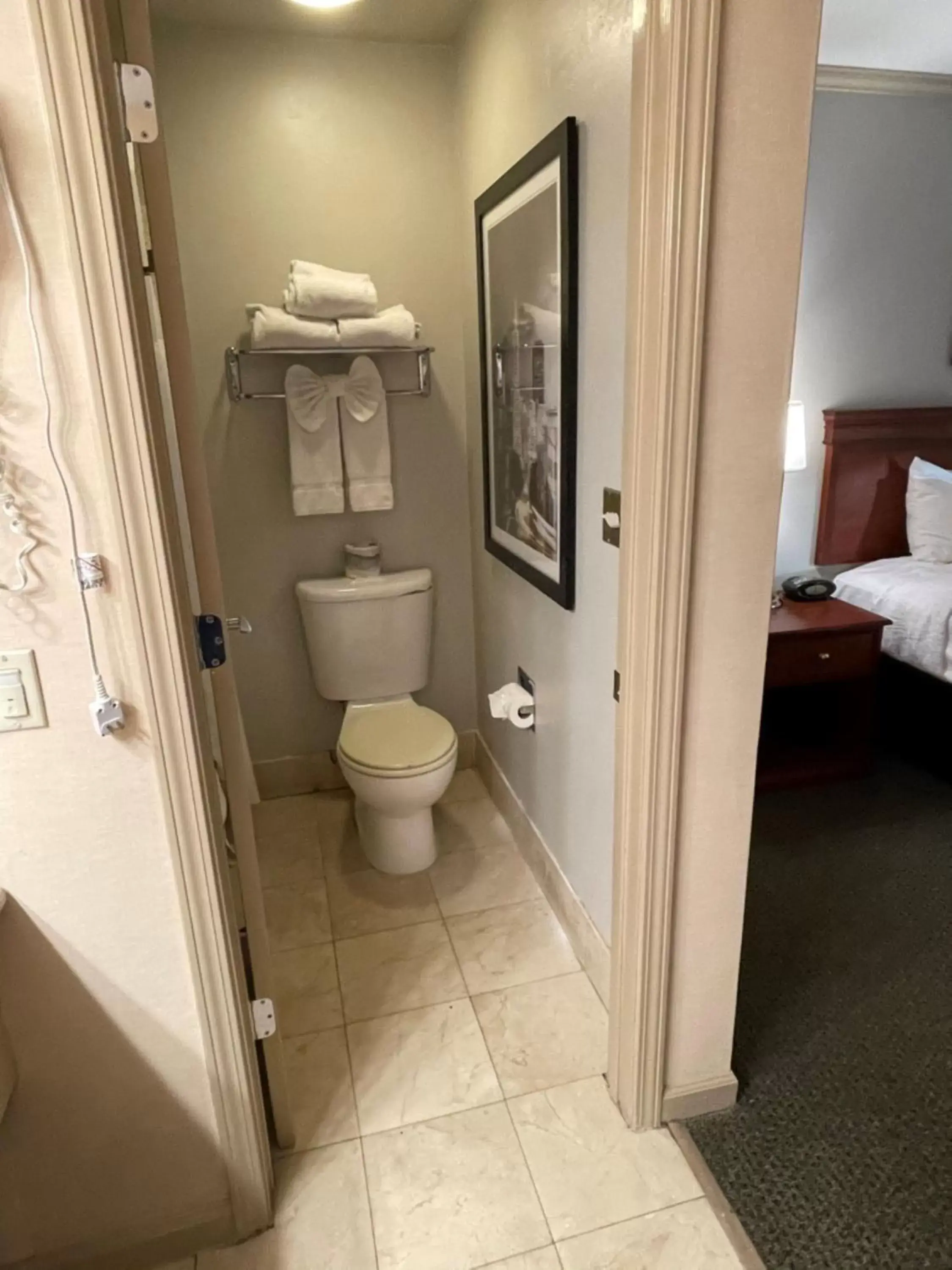 Bathroom in SureStay Plus Hotel by Best Western Mountain View