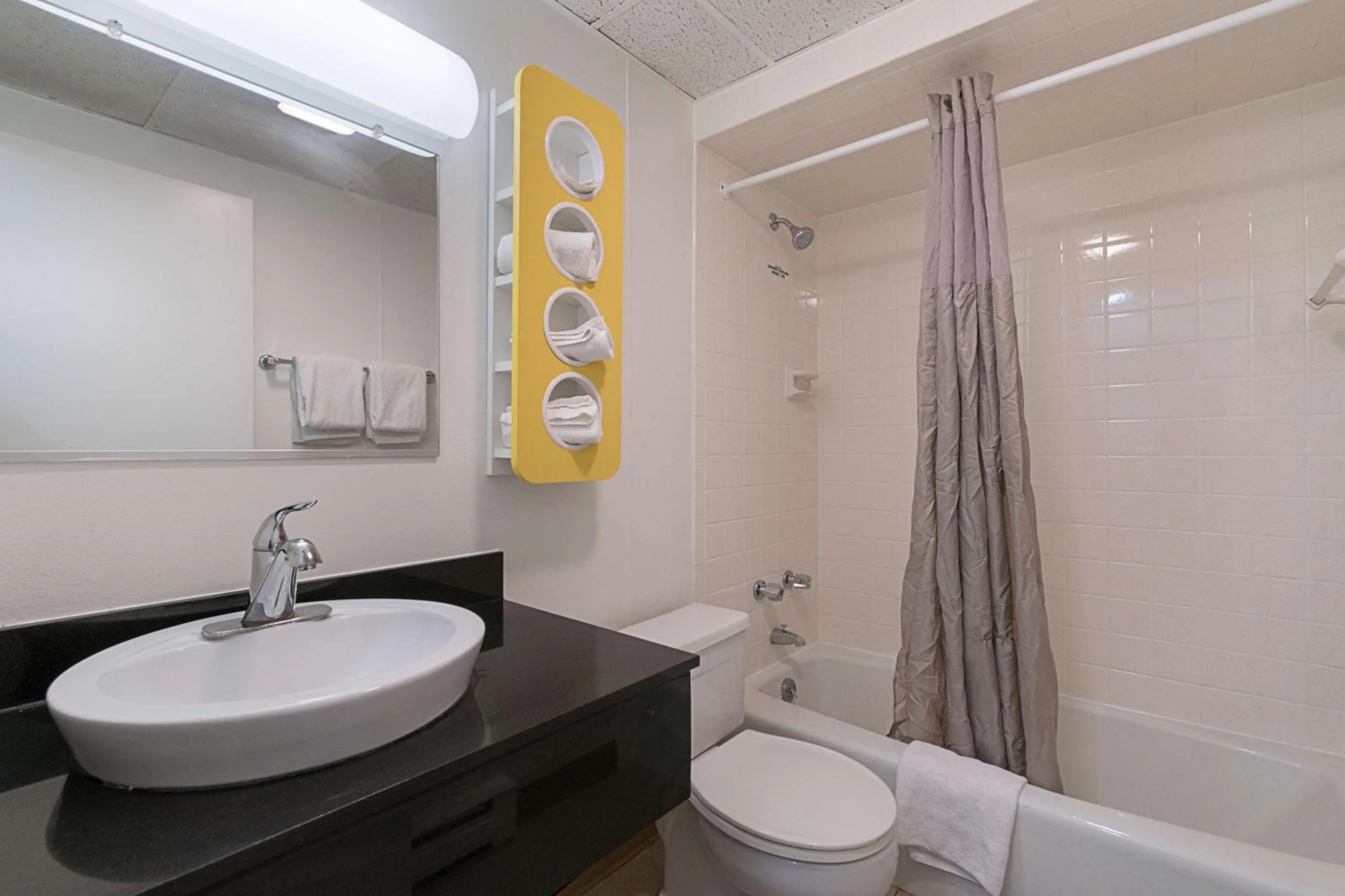 Bathroom in Motel 6-Frackville, PA