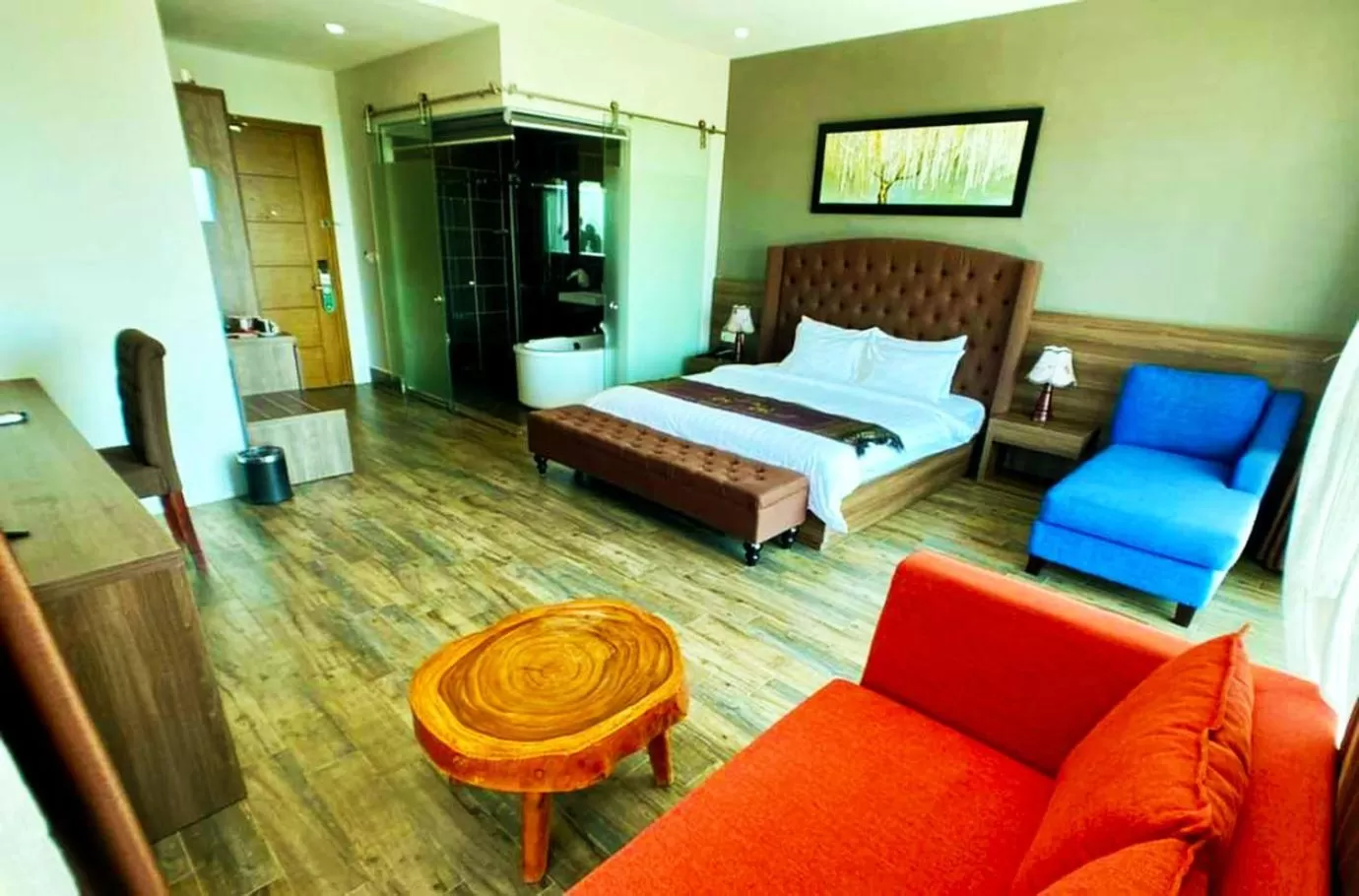 Bed in KEP BAY HOTEL & RESORT