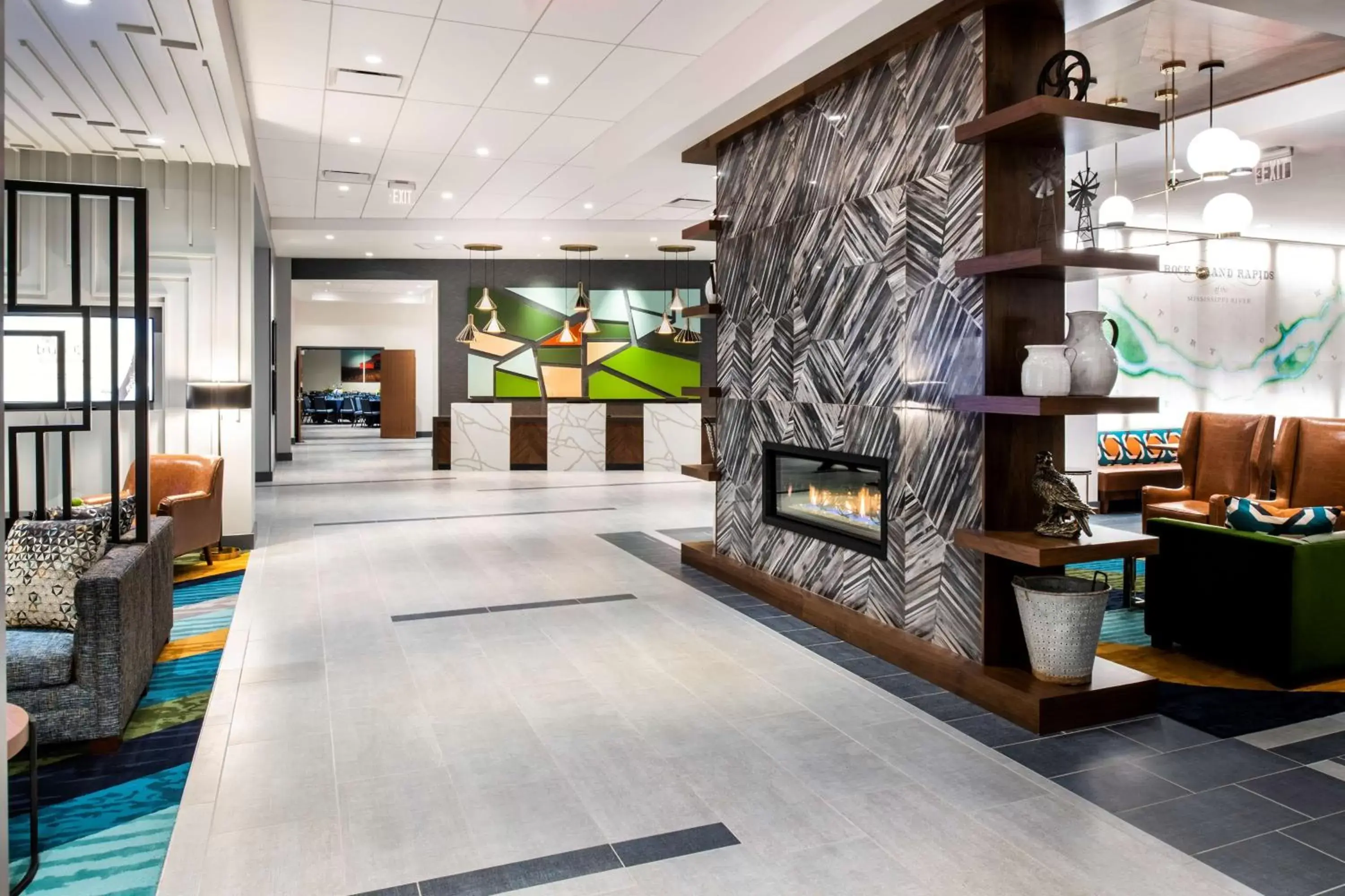 Lobby or reception, Lobby/Reception in Hyatt House East Moline/Quad Cities