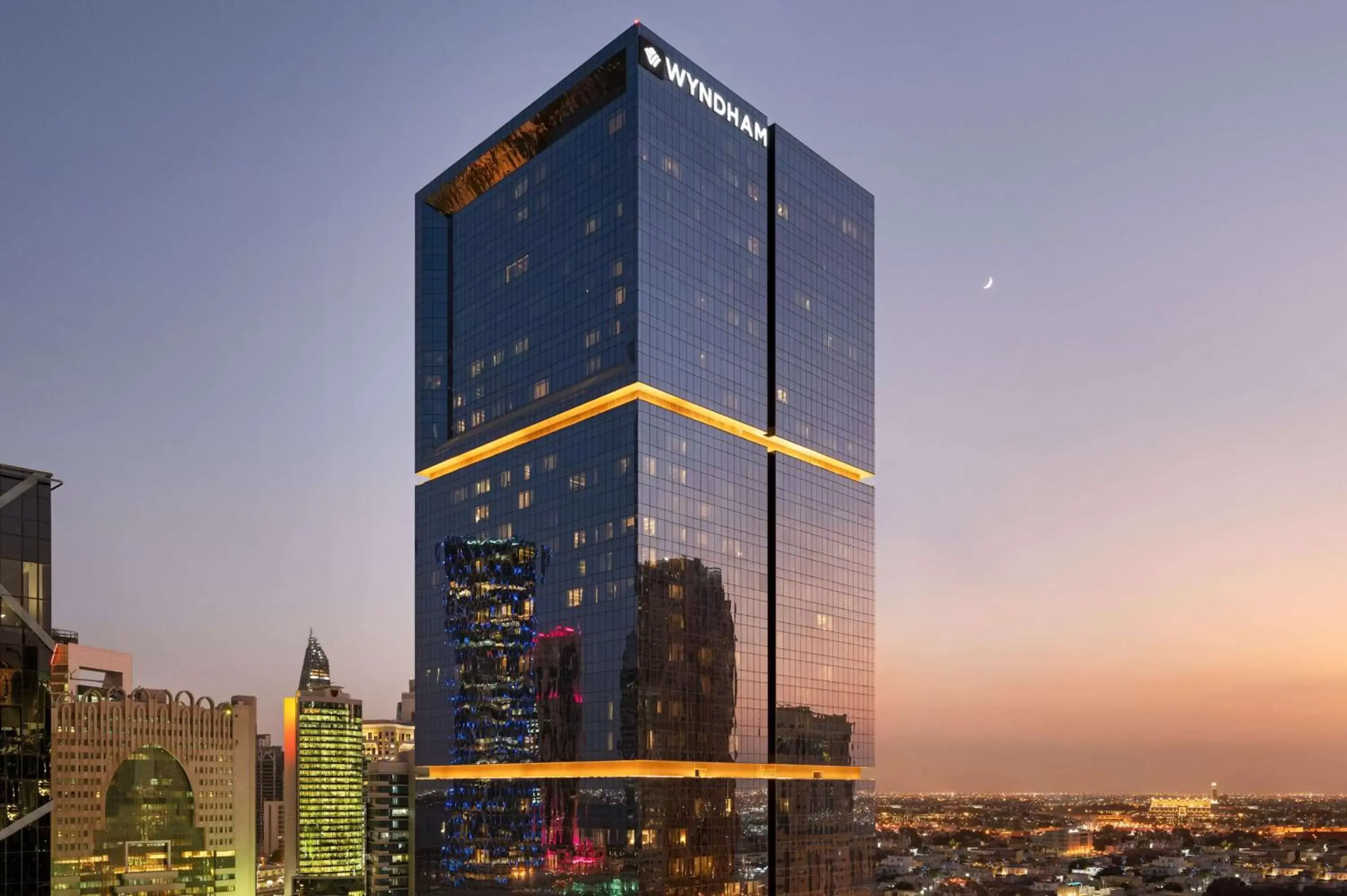 Property building in Wyndham Doha West Bay Property building in Wyndham Doha West Bay
