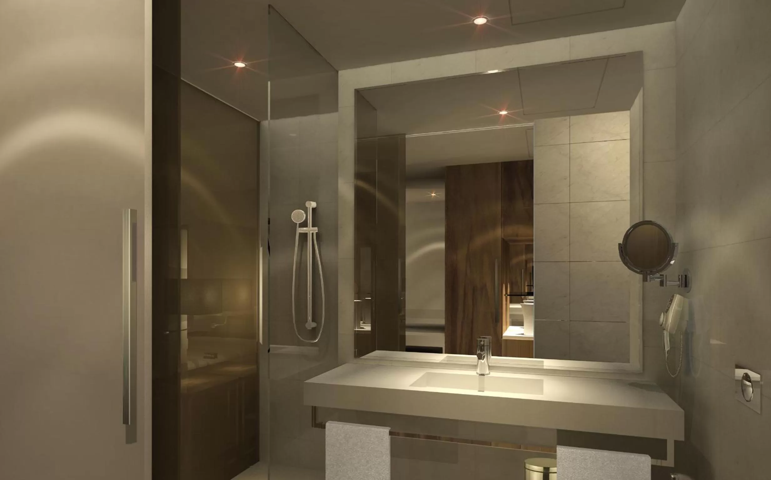 Bathroom in Centro Shaheen Jeddah by Rotana