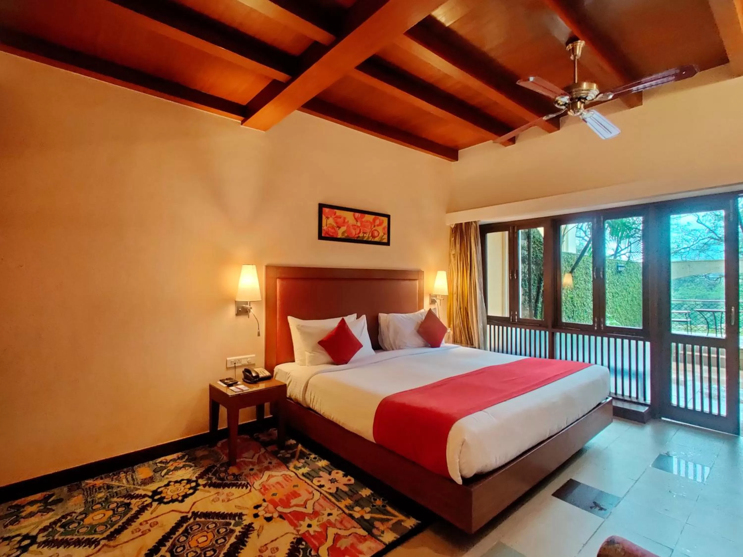Bed in Fariyas Resort Lonavala
