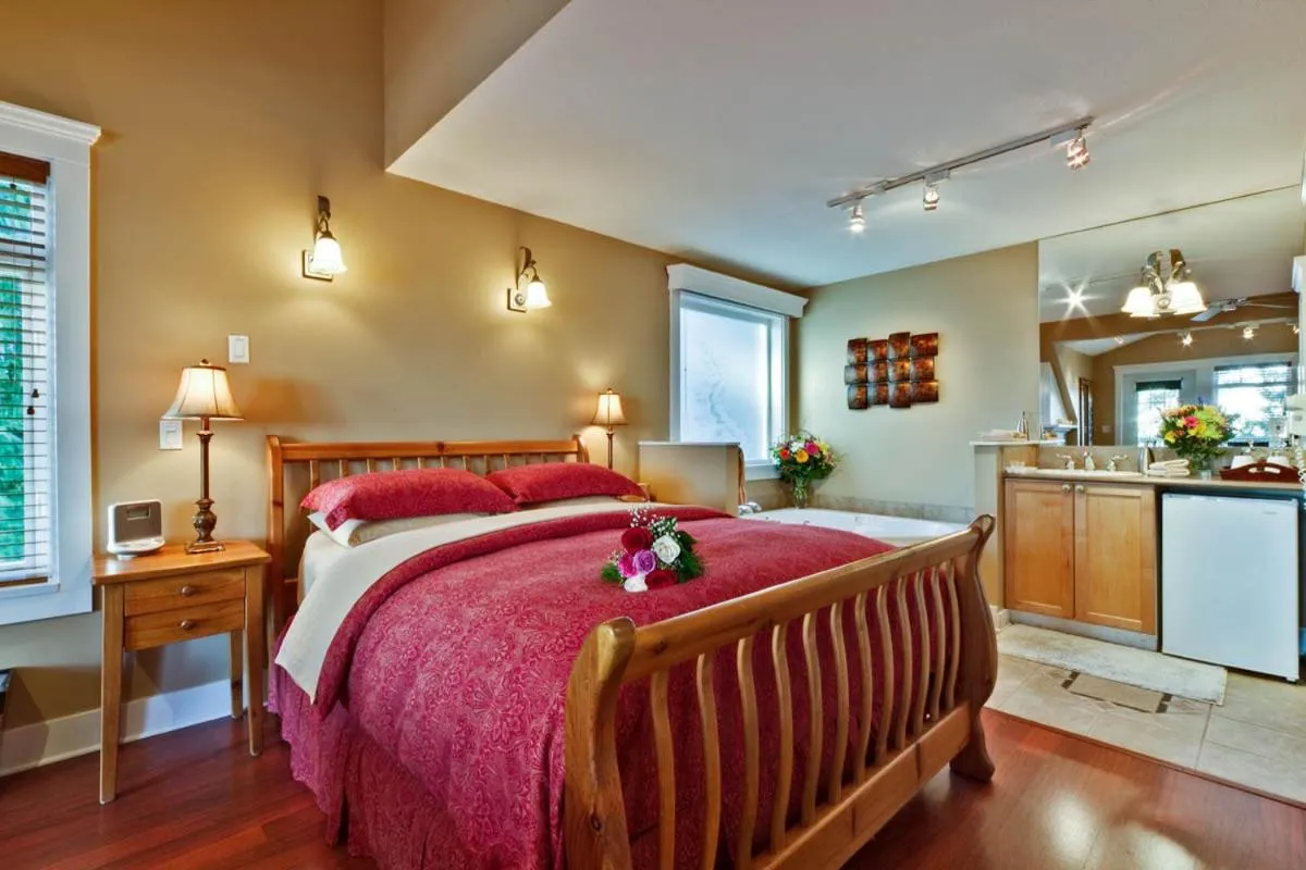 Bed in Bonniebrook Lodge