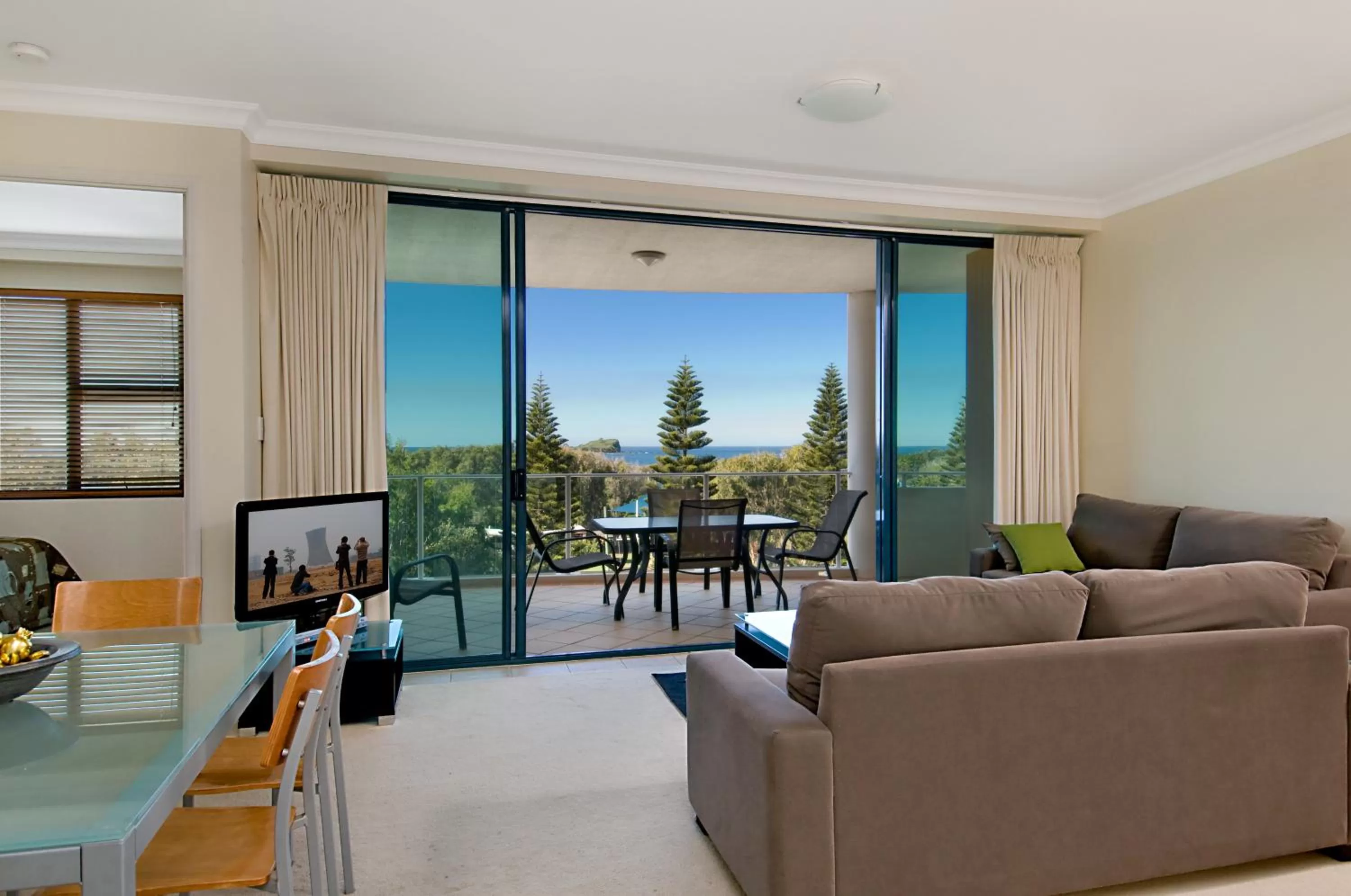 Living room in Santorini Twin Waters