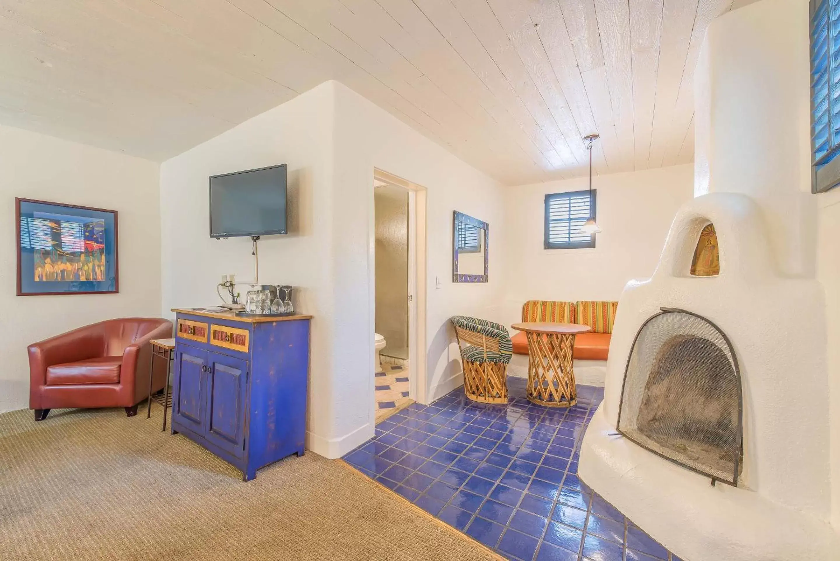 Seating Area in The Historic Taos Inn