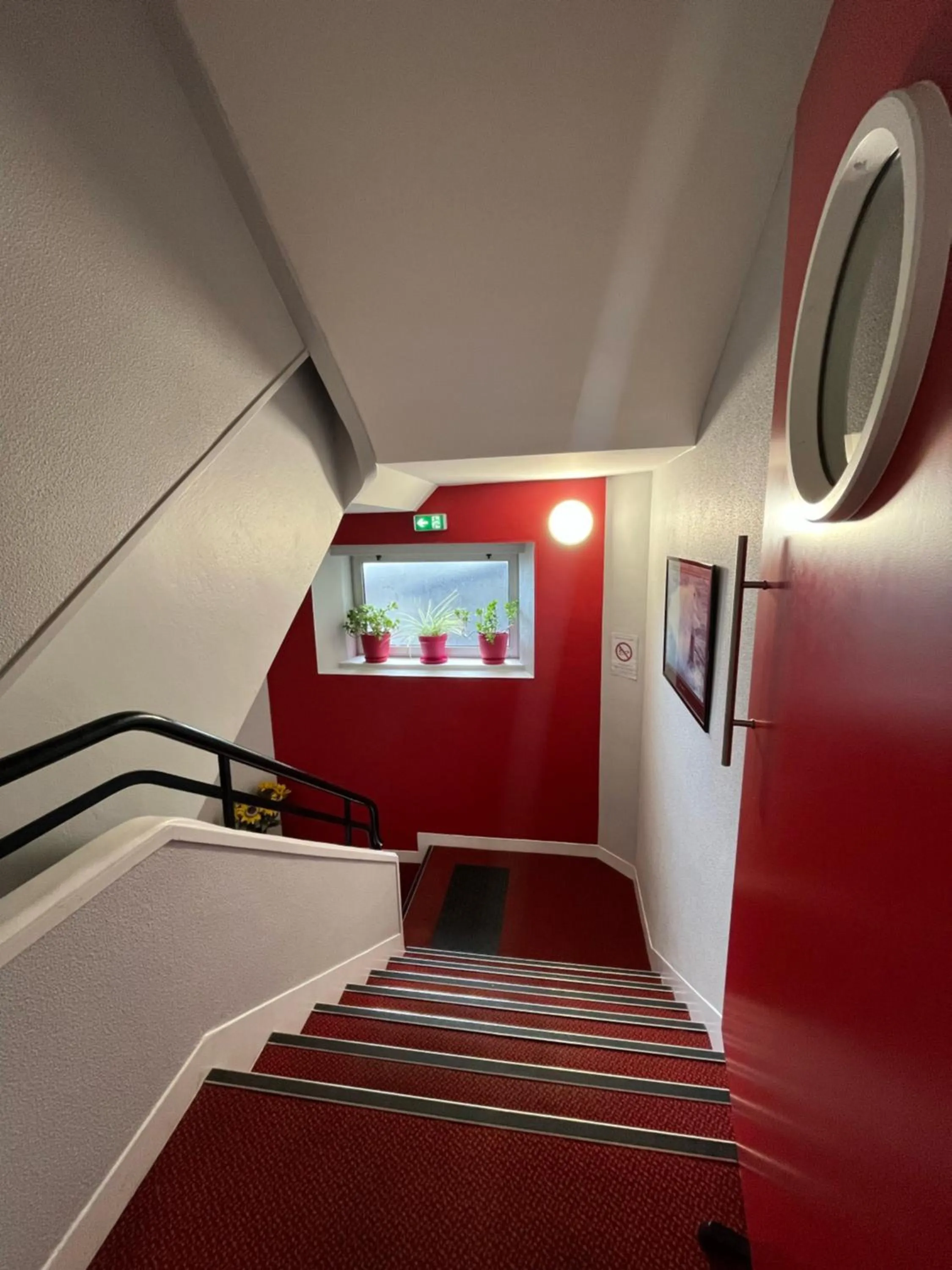 Lobby or reception, Bed in Hôtel Agena