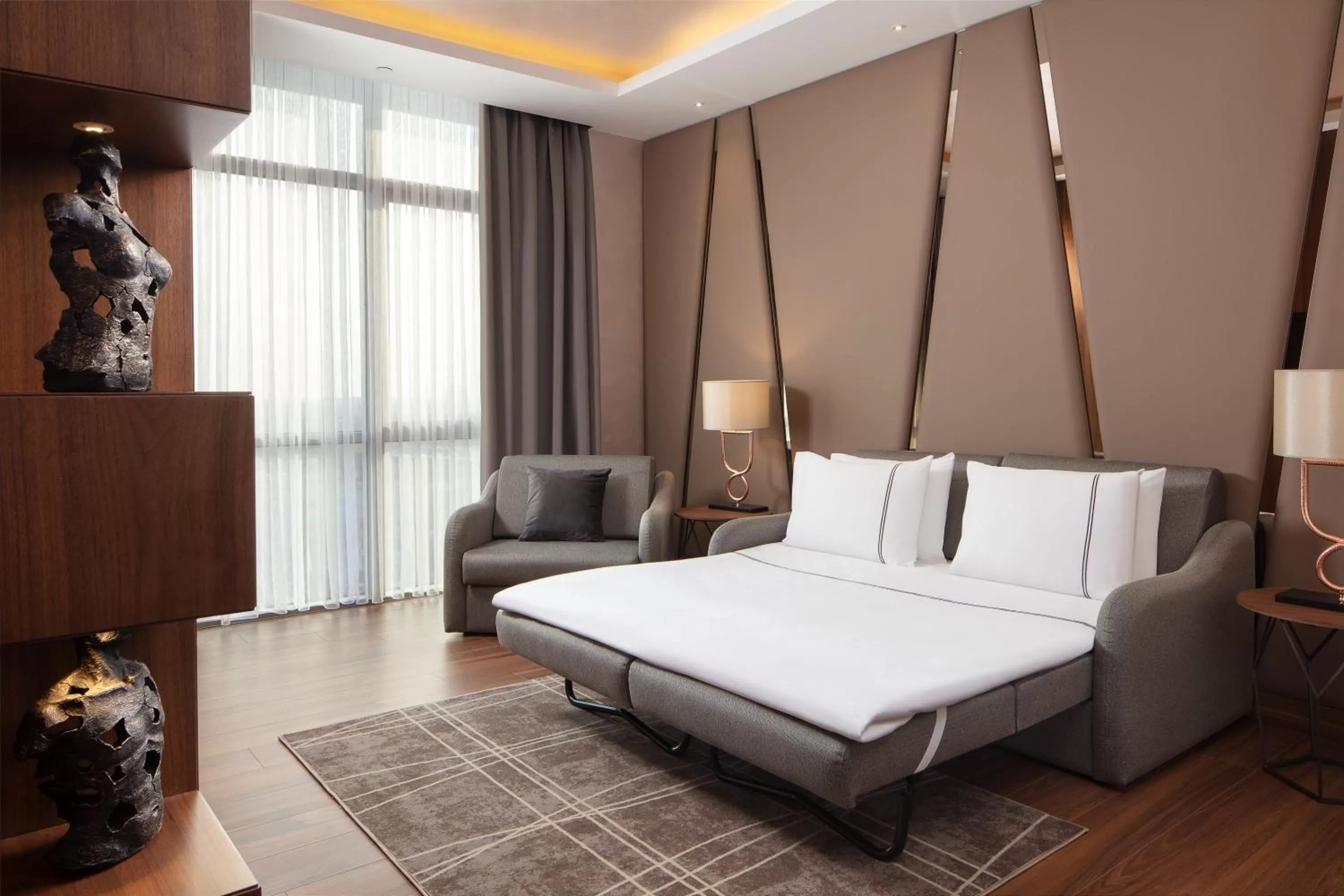 Living room, Bed in Lionel Hotel Istanbul