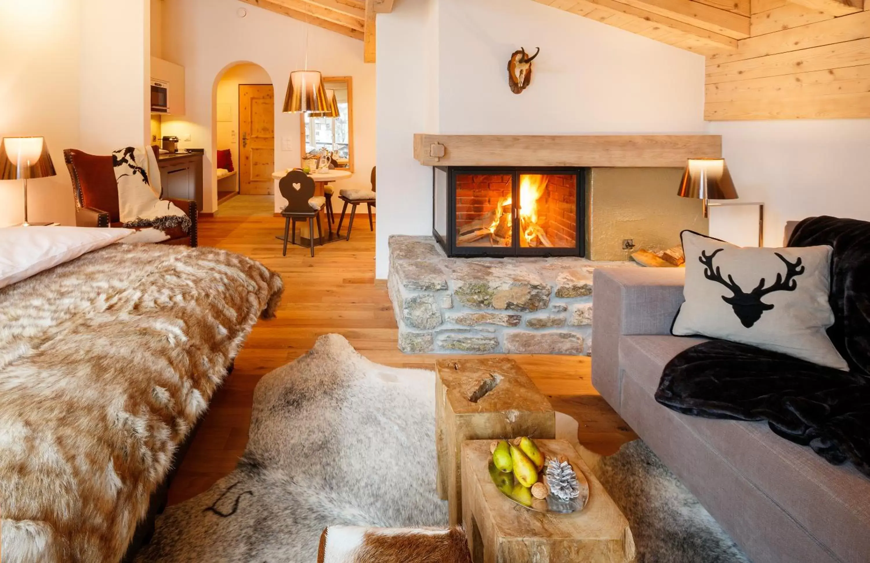 Living room, Seating Area in Hotel Piz Buin Klosters