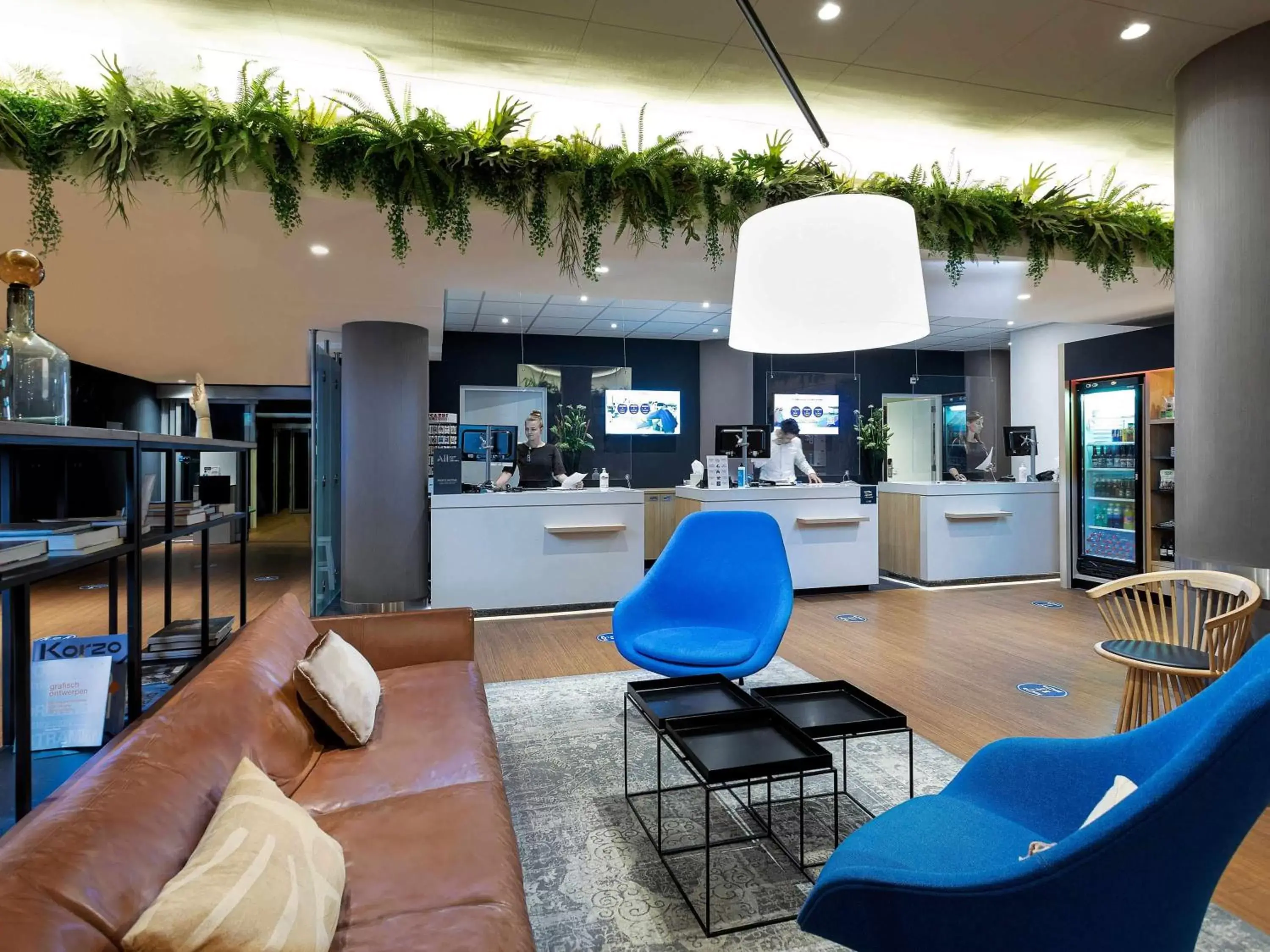 Lobby or reception, Lounge/Bar in Novotel Den Haag World Forum