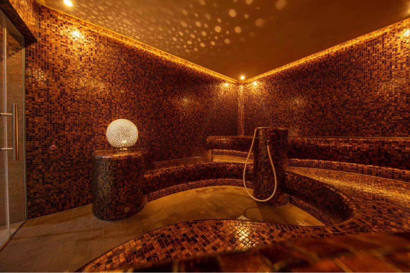 Steam room in Wellness Hotel Aquafit Sursee