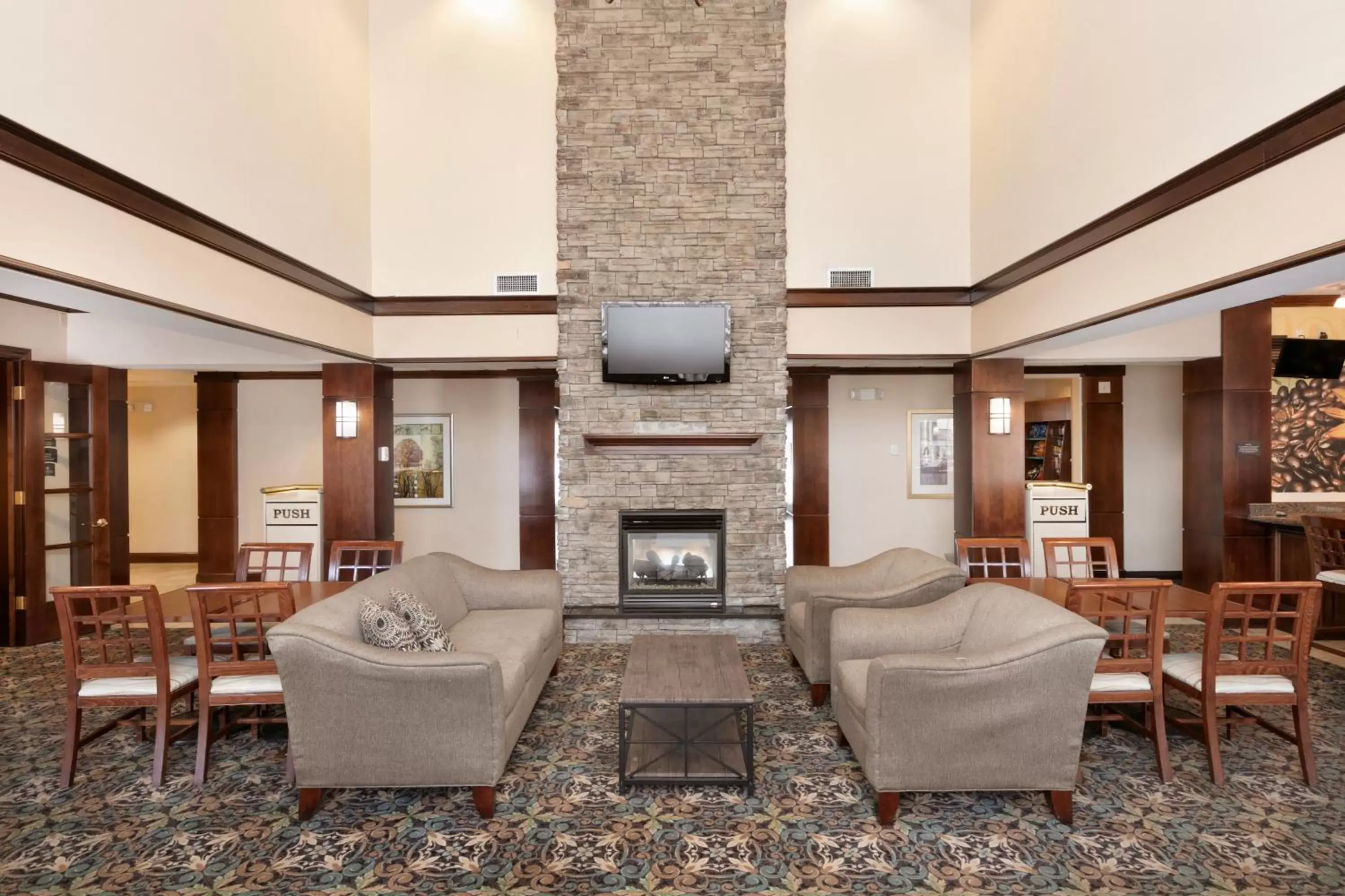 Property building, Seating Area in Staybridge Suites Akron-Stow-Cuyahoga Falls, an IHG Hotel