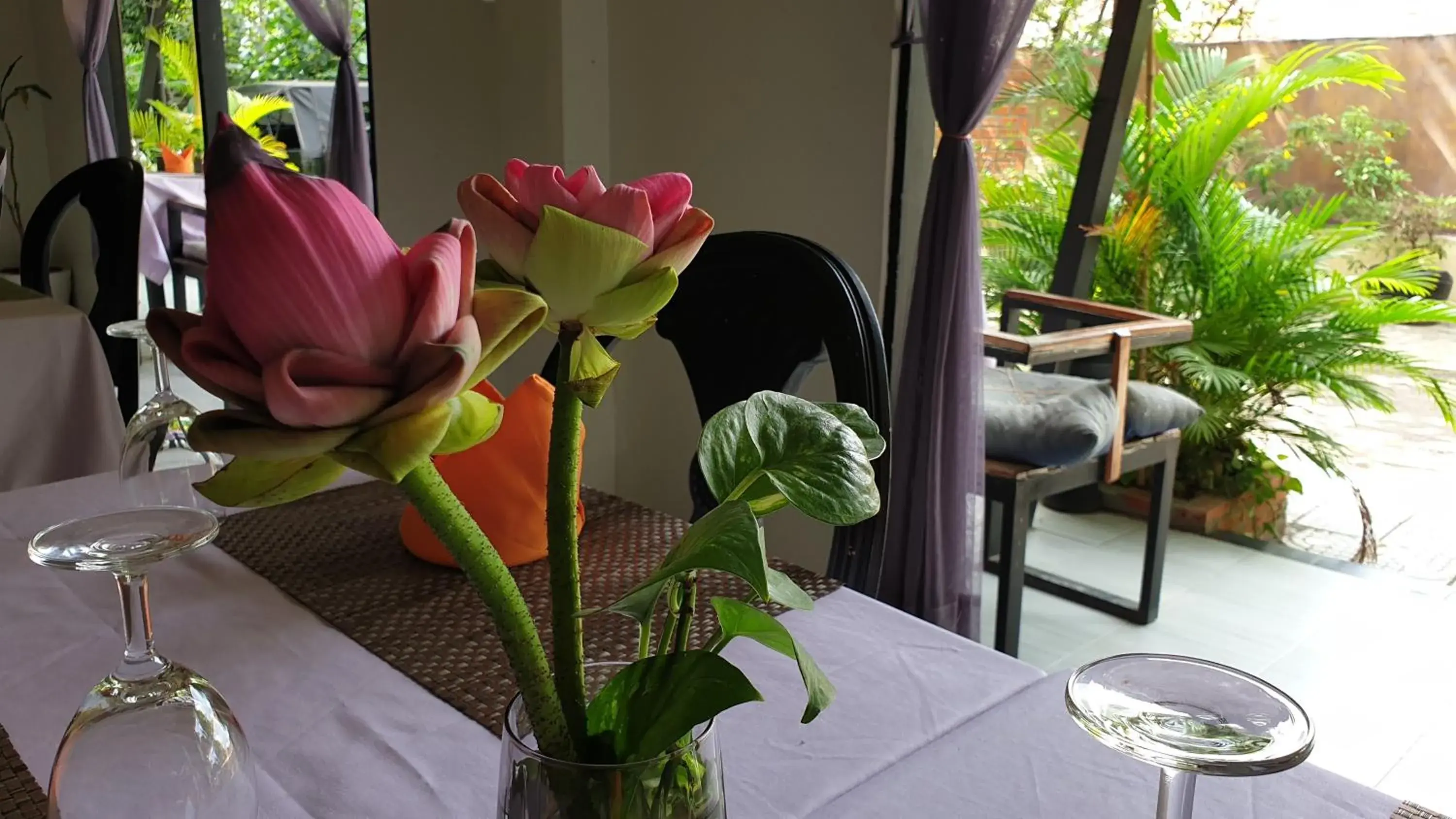 Restaurant/places to eat in The Sanctuary Villa Battambang