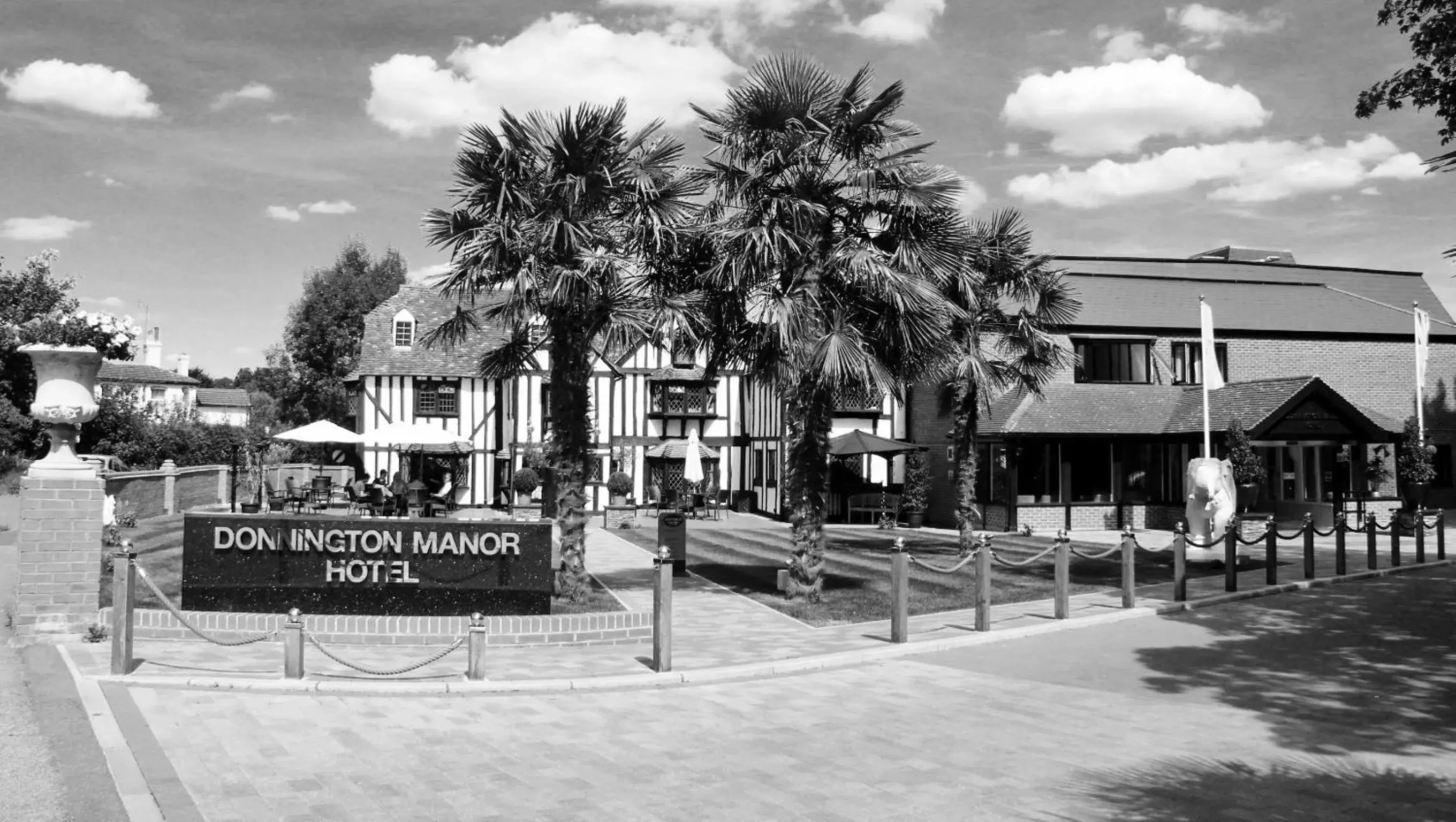 Facade/entrance, Property Building in Donnington Manor Hotel