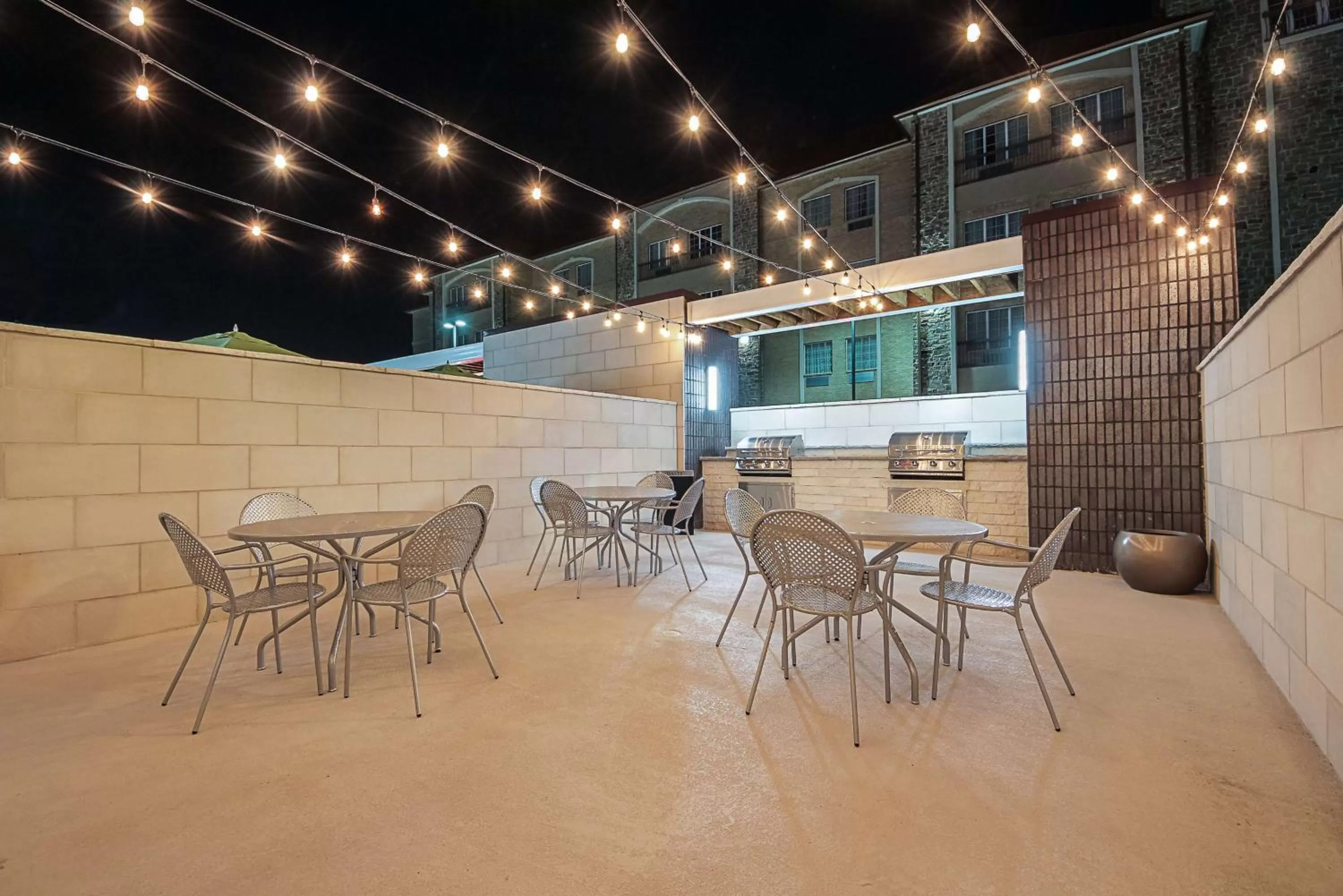 Patio in Home2 Suites By Hilton Dallas Grand Prairie