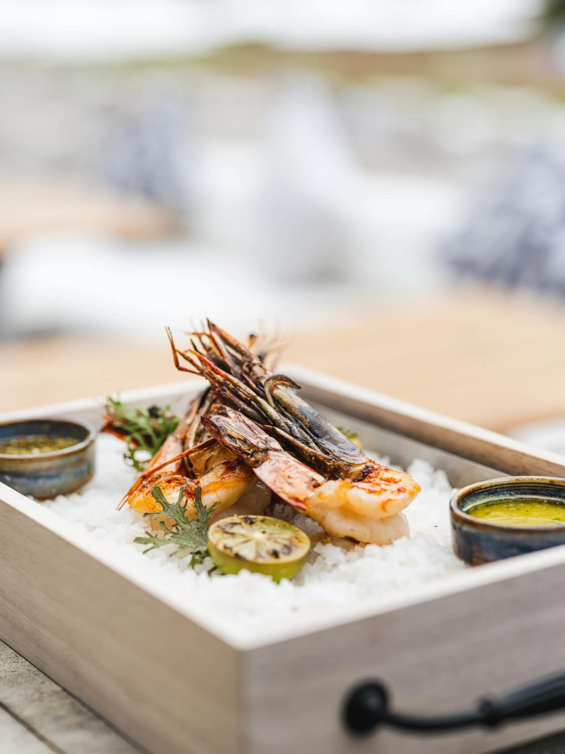 Food close-up in Anantara Mai Khao Phuket Villas