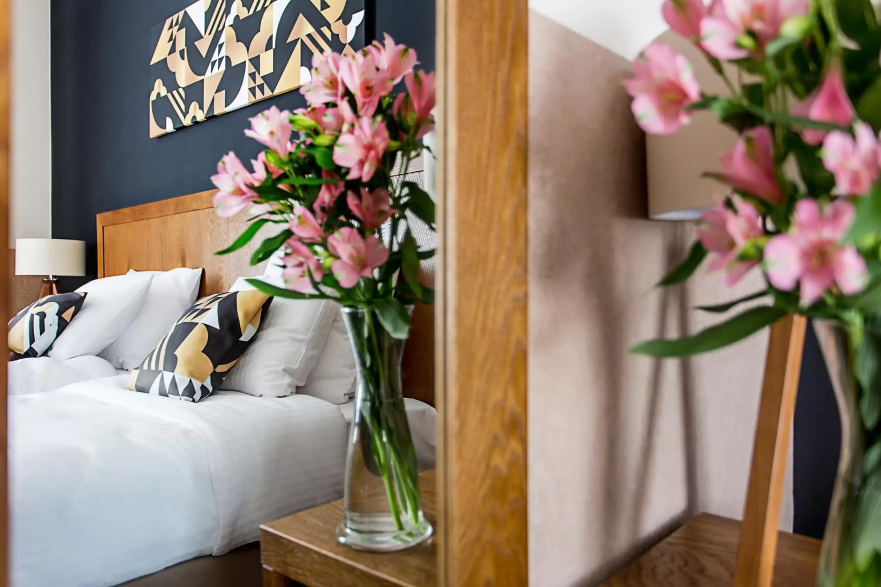 Bed in Zulian Aparthotel by Artery Hotels Bed in Zulian Aparthotel by Artery Hotels