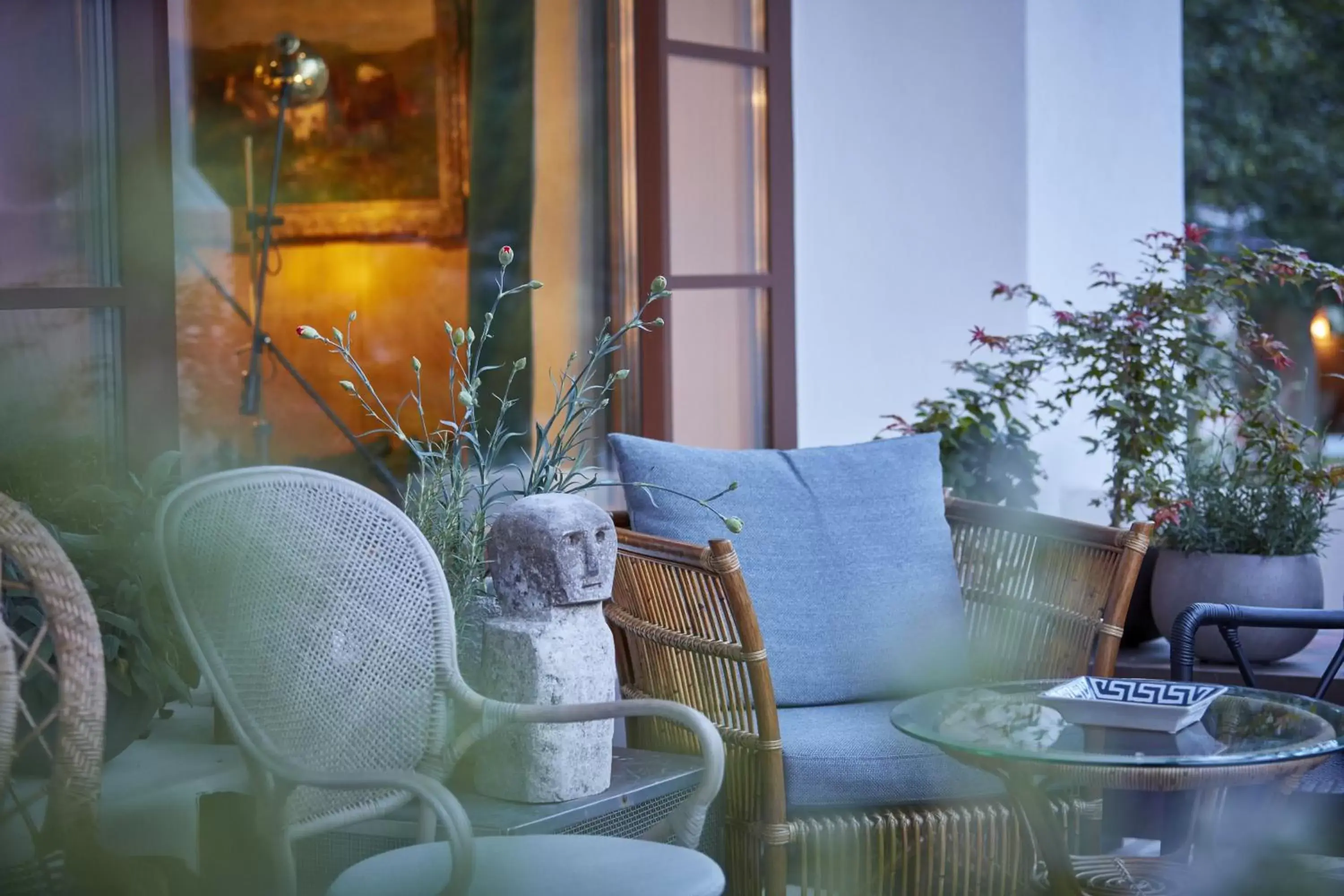 Seating area in Hotel Walther - Relais & Châteaux