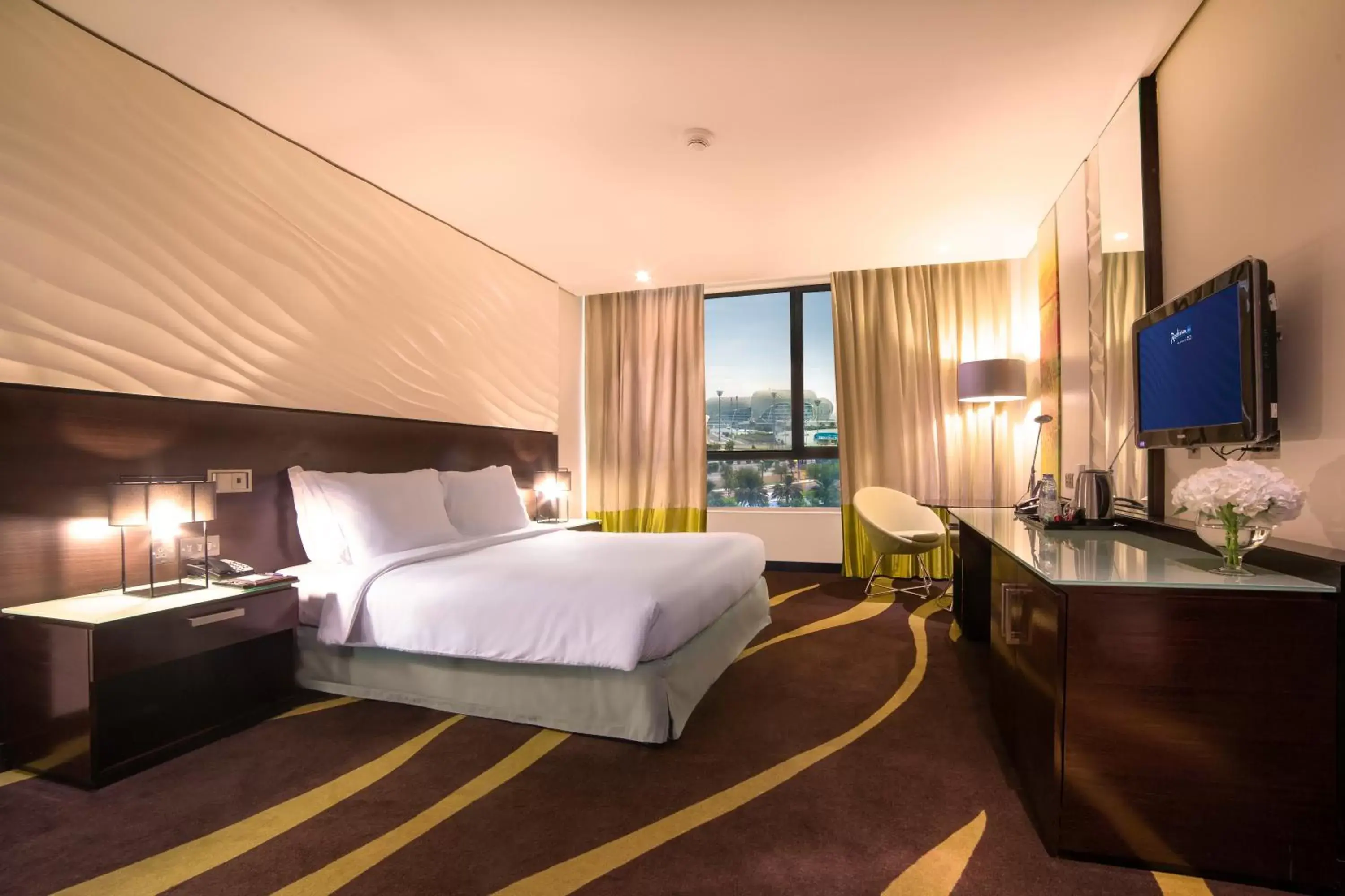View (from property/room) in Radisson Blu Hotel, Abu Dhabi Yas Island