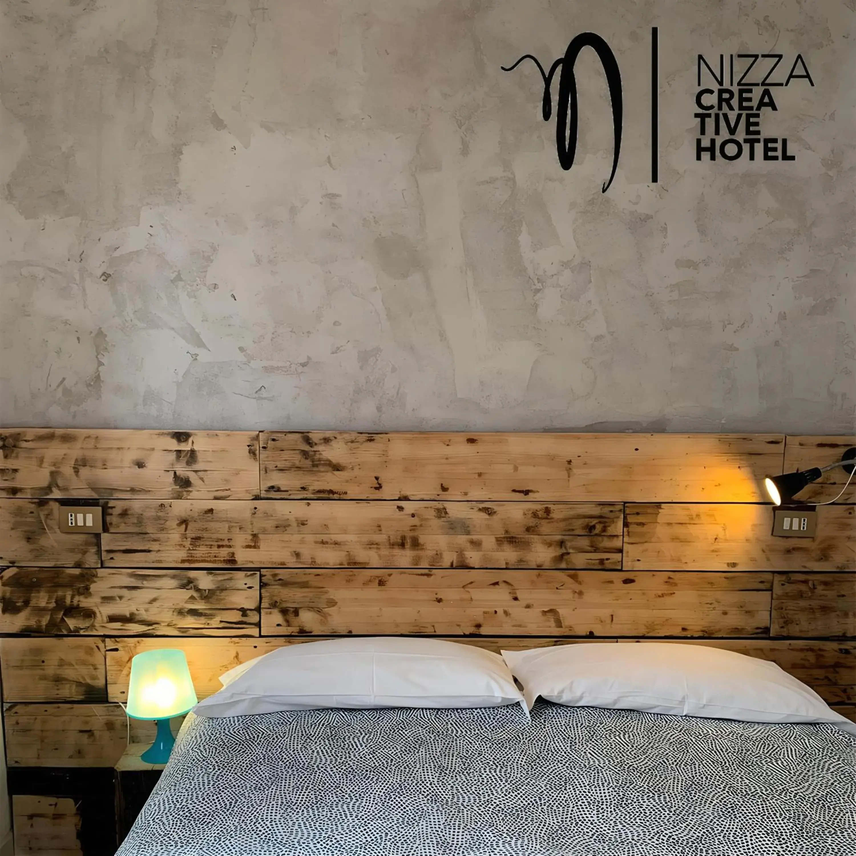 Bed in Hotel Nizza Creative Hotel