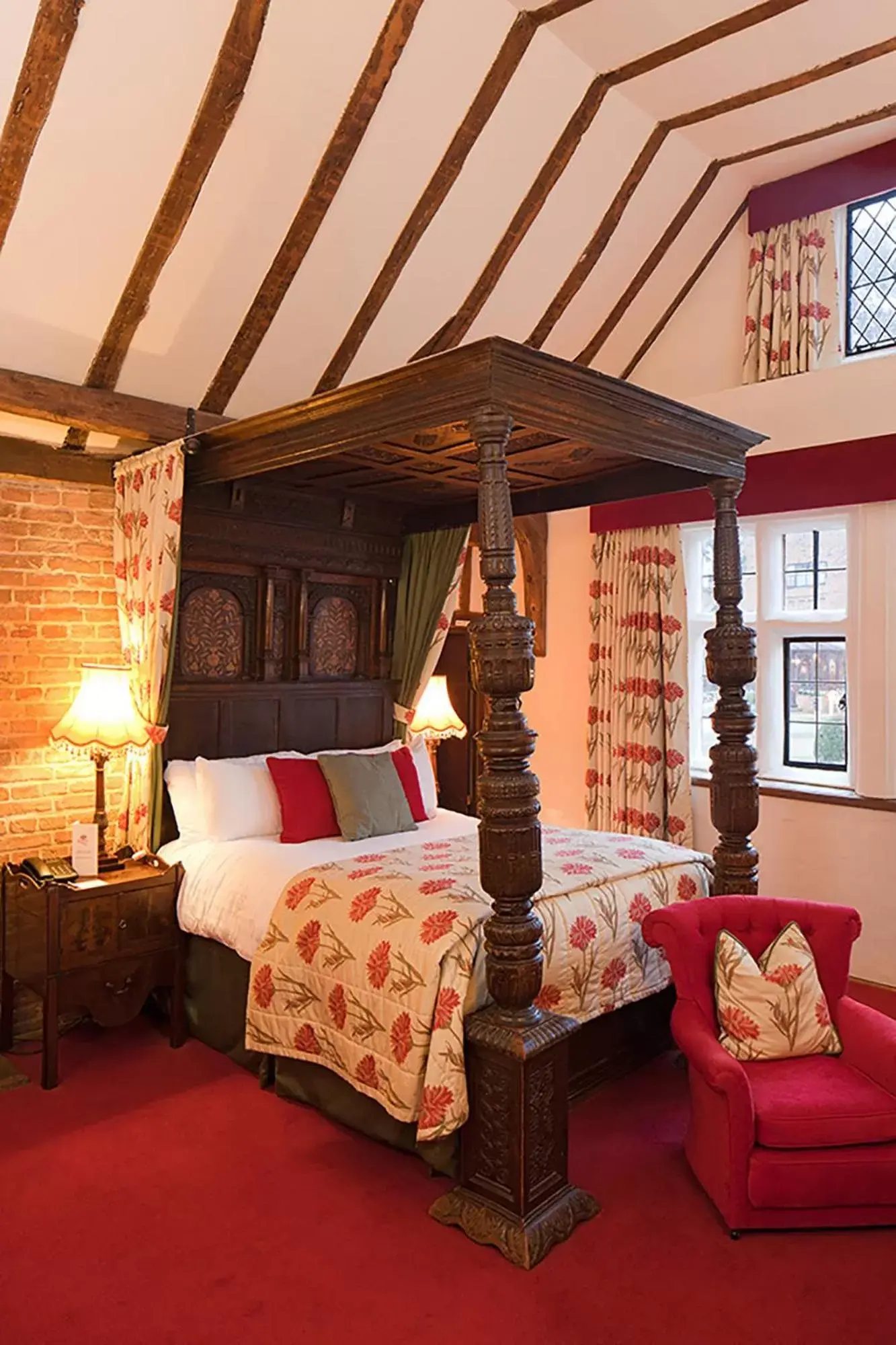 Bedroom, Bed in Seckford Hall Hotel & Spa