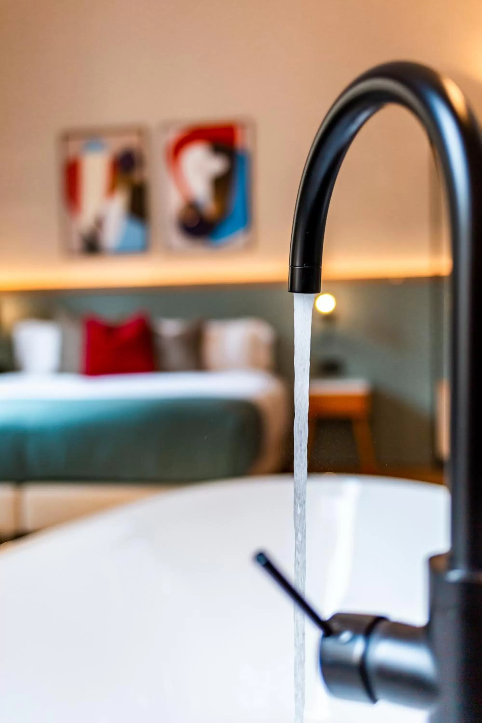 Decorative detail, Bed in Terra Artis Guest House