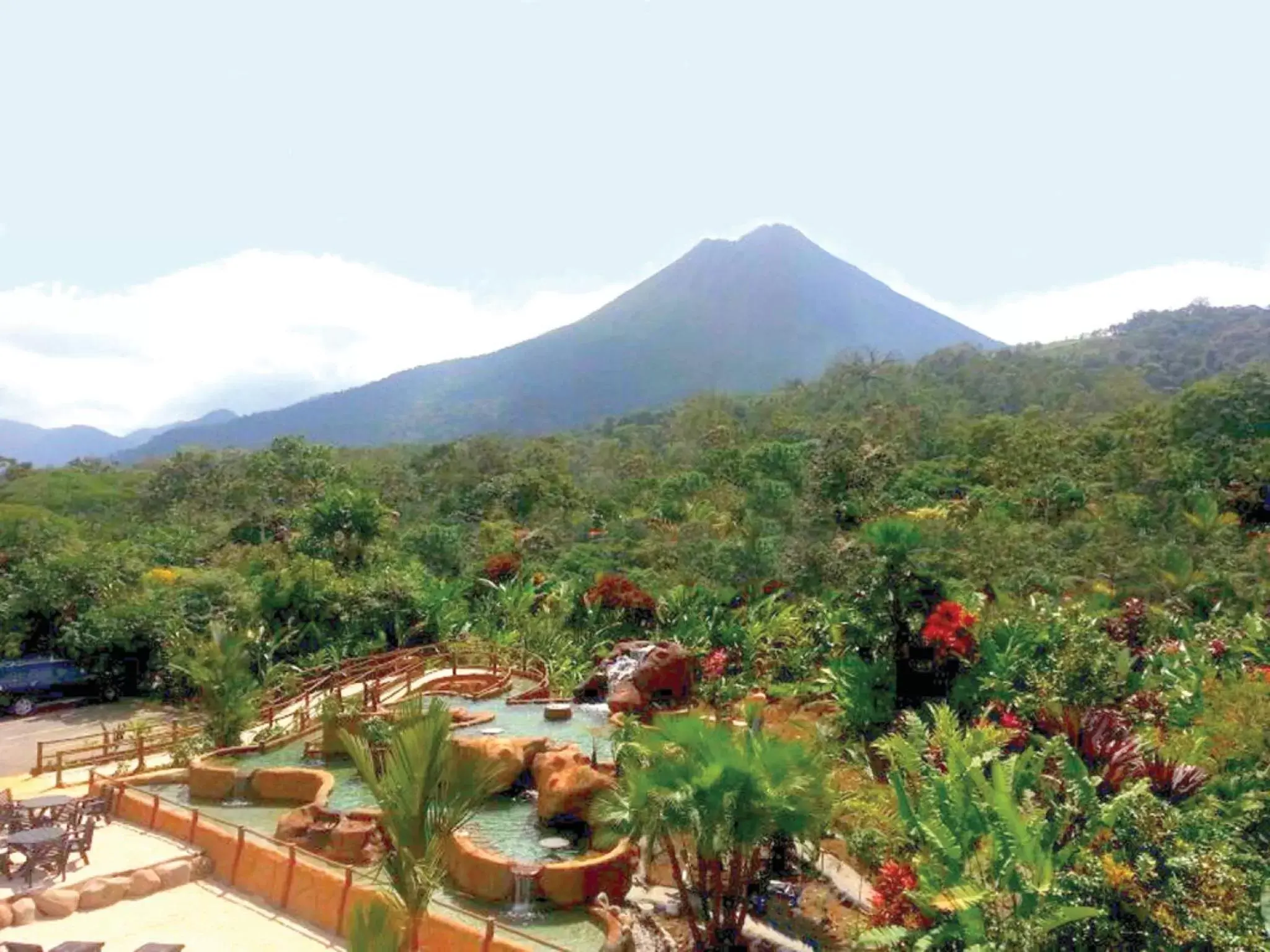 Bird's eye view, Mountain View in Volcano Lodge, Hotel & Thermal Experience